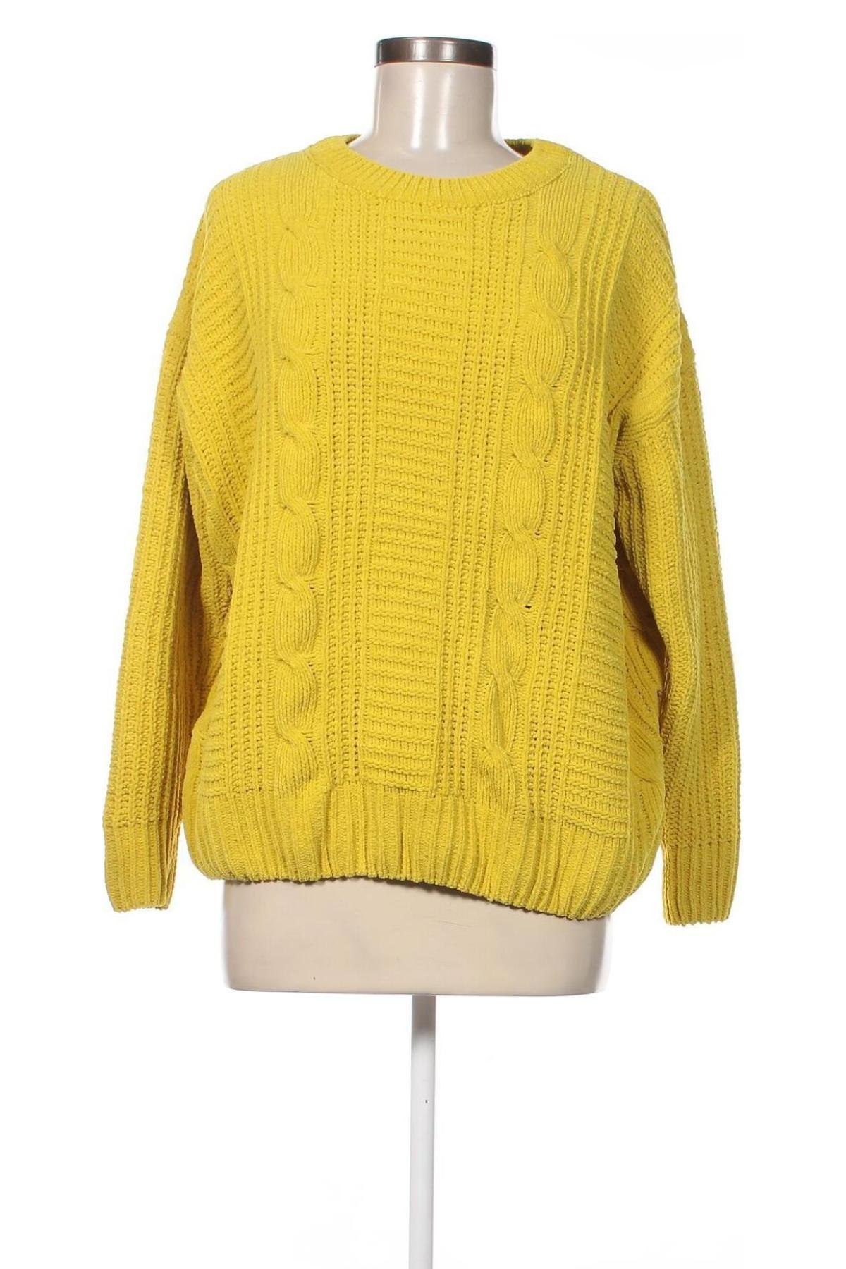 Дамски пуловер Yessica, Размер M, Цвят Жълт, Цена 7,54 лв.