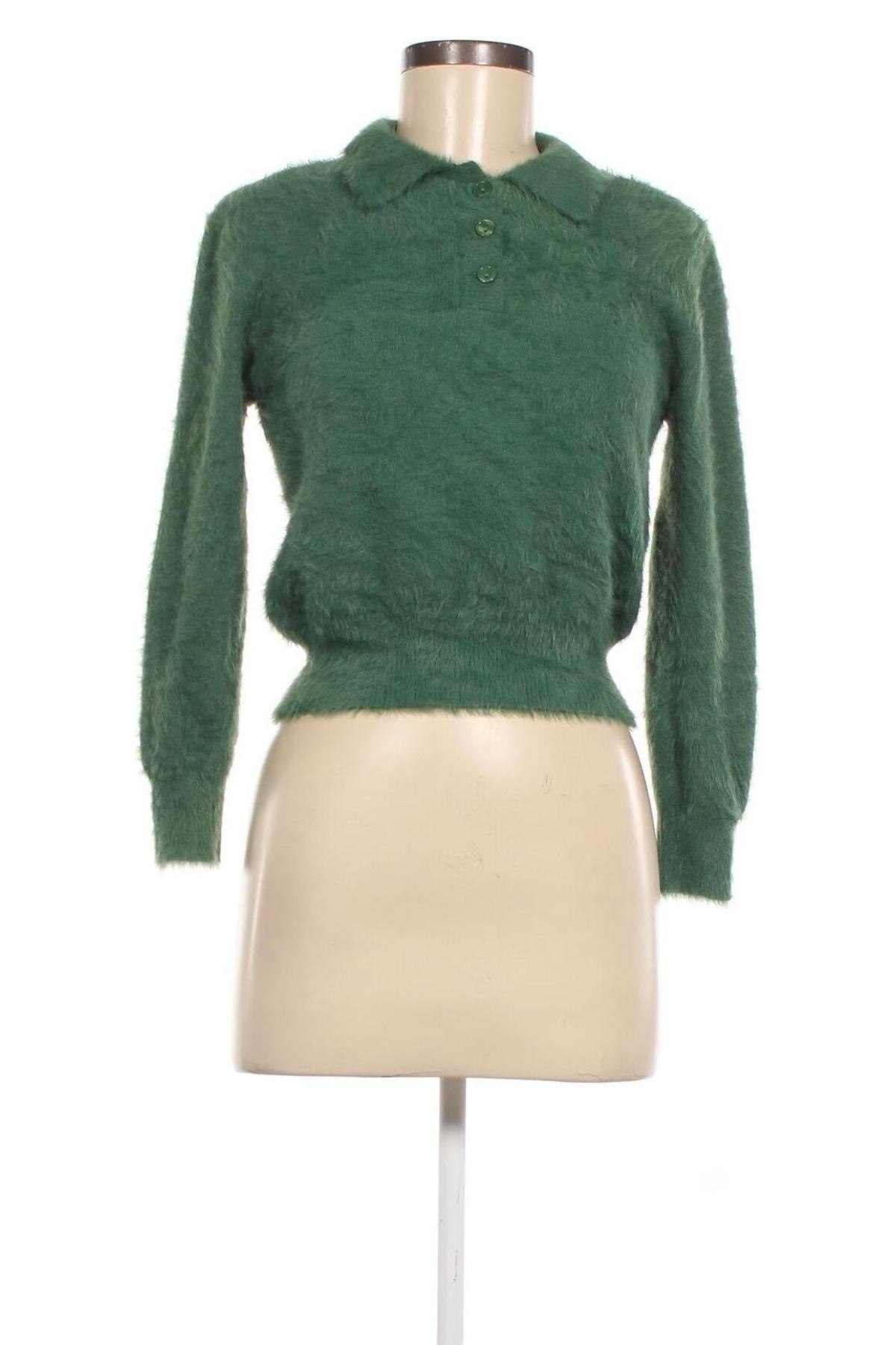 Női pulóver Zara, Méret L, Szín Zöld, Ár 6 850 Ft