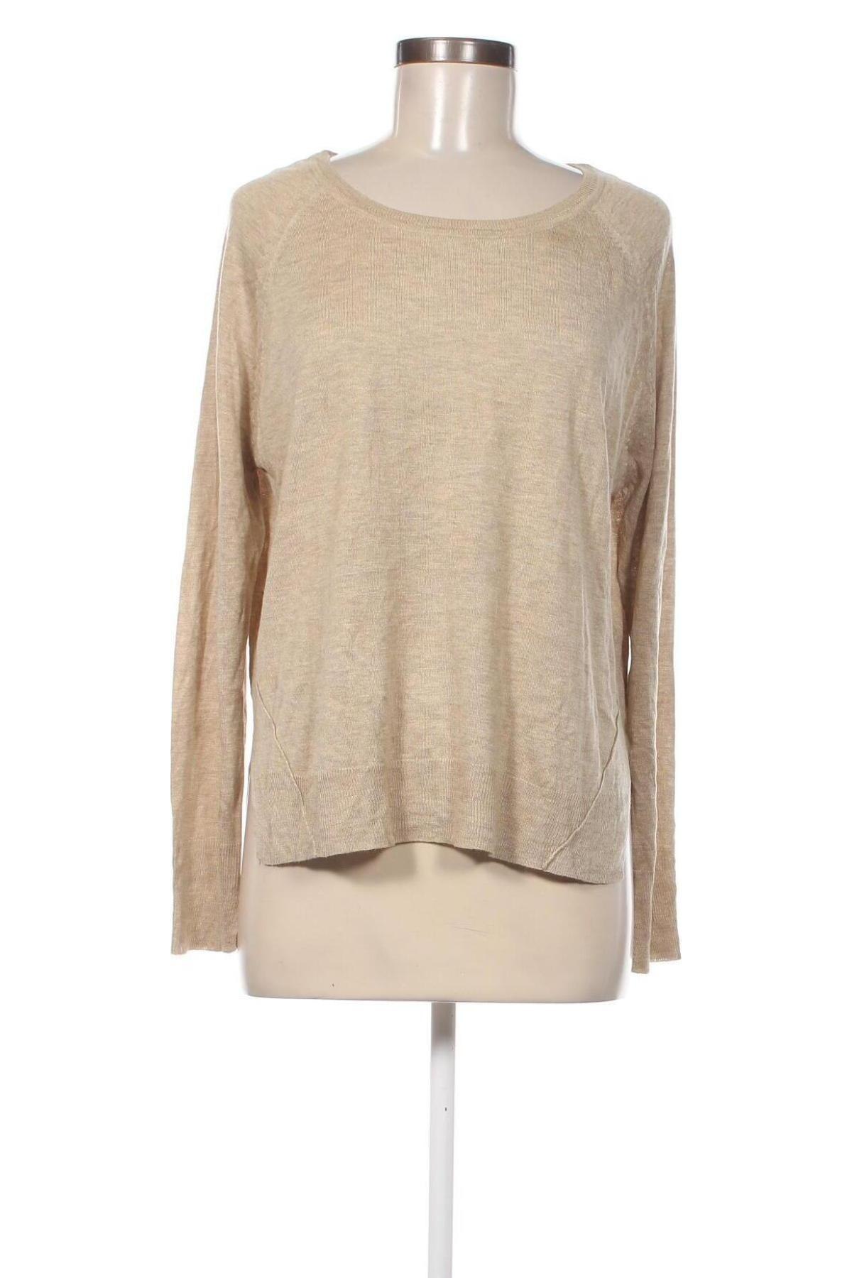 Pulover de femei Zara Knitwear, Mărime XL, Culoare Bej, Preț 44,41 Lei