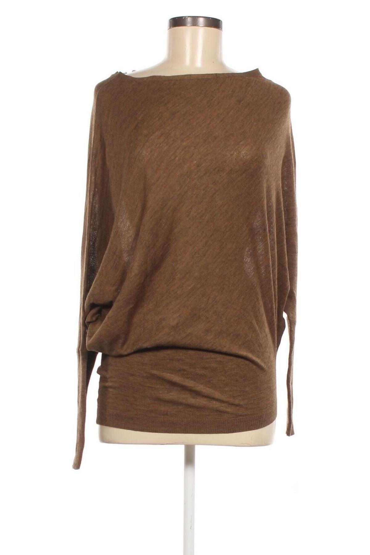 Pulover de femei Zara Knitwear, Mărime S, Culoare Maro, Preț 22,21 Lei