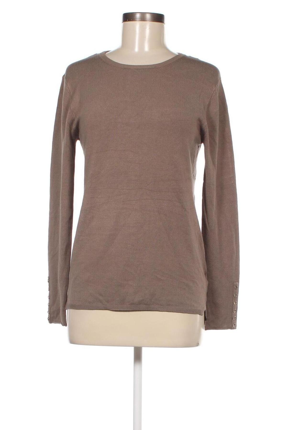 Дамски пуловер Zara Knitwear, Размер L, Цвят Кафяв, Цена 12,15 лв.
