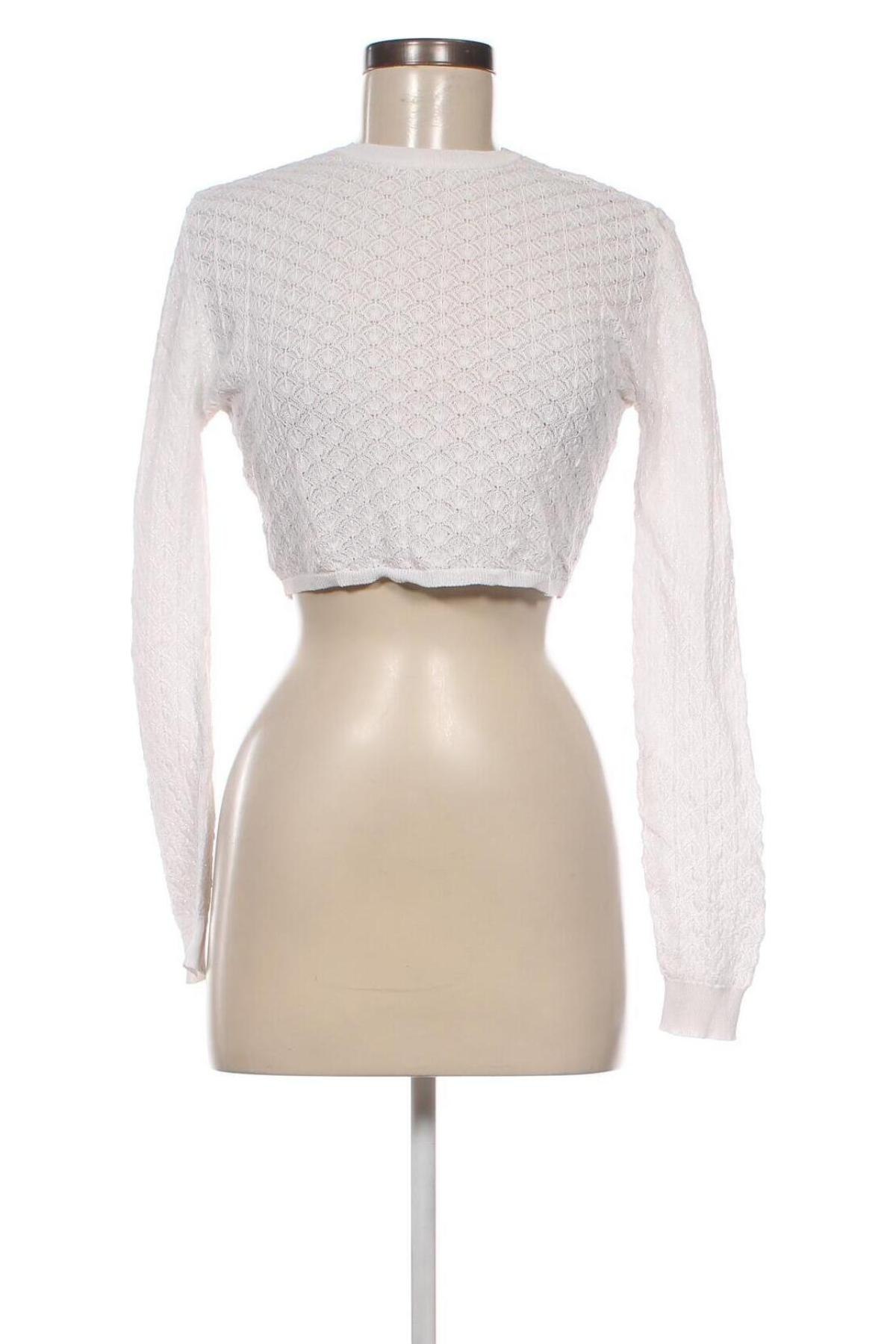 Dámský svetr Zara Knitwear, Velikost S, Barva Bílá, Cena  127,00 Kč