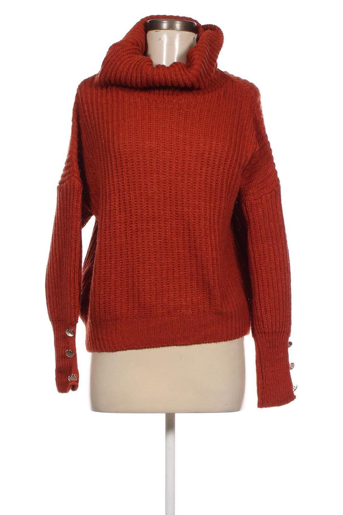 Дамски пуловер Zauberstern, Размер M, Цвят Оранжев, Цена 13,05 лв.