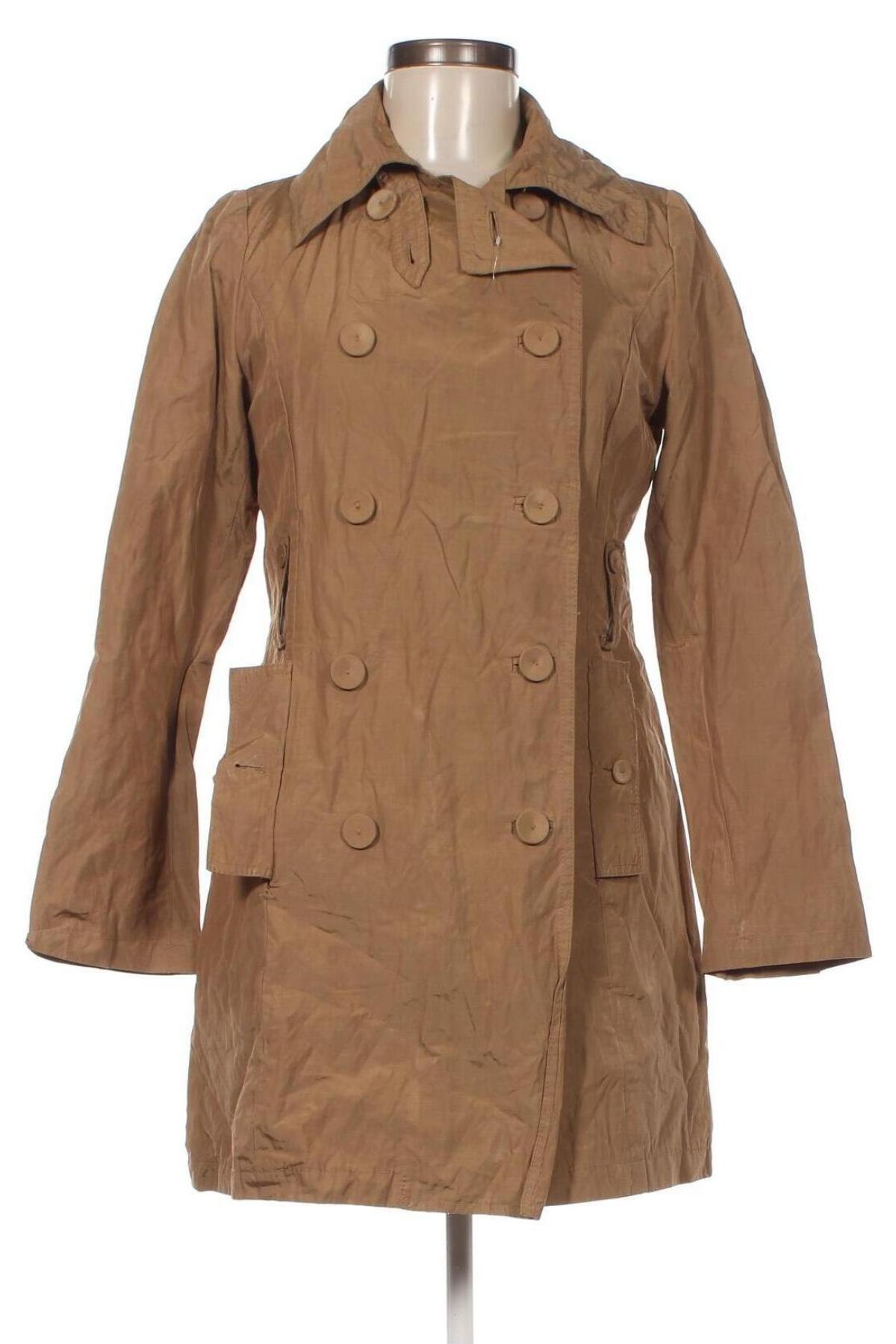 Damen Trenchcoat Zara, Größe S, Farbe Braun, Preis 5,74 €