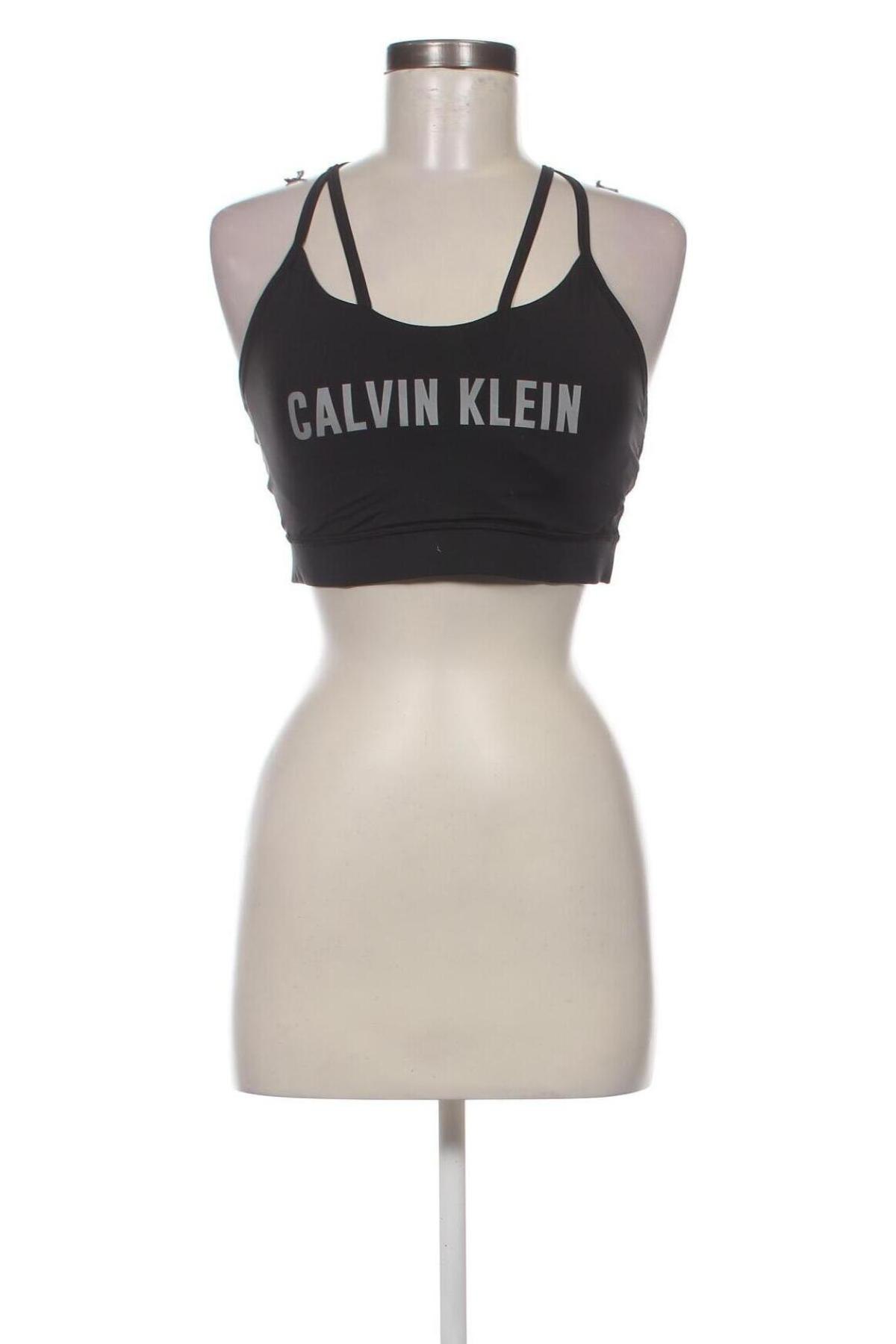 Дамски спортен топ Calvin Klein, Размер L, Цвят Черен, Цена 77,00 лв.