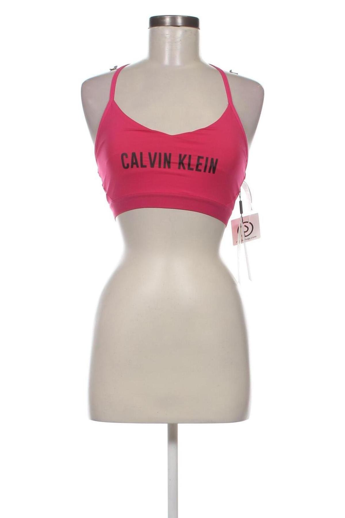 Top sport de damă. Calvin Klein, Mărime S, Culoare Roz, Preț 253,29 Lei
