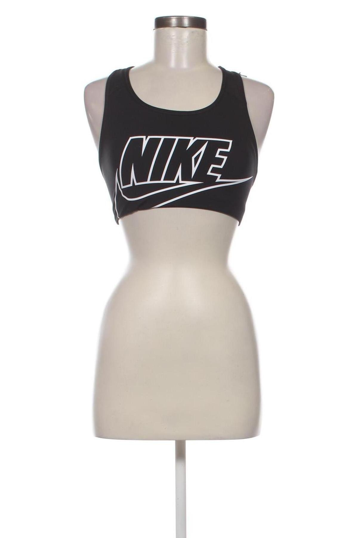 Damen Sporttop Nike, Größe M, Farbe Schwarz, Preis 17,39 €