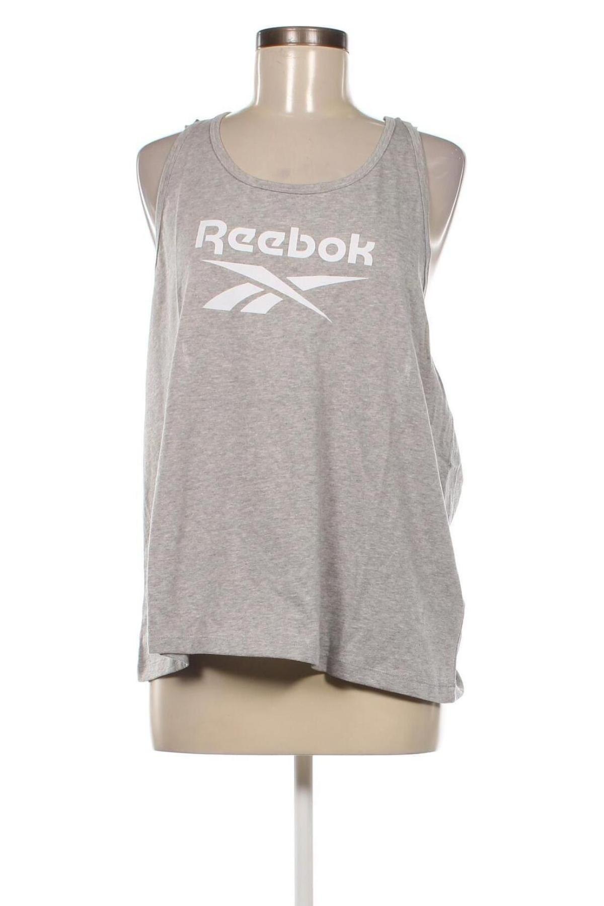 Damen Sporttop Reebok, Größe XL, Farbe Grau, Preis 5,16 €