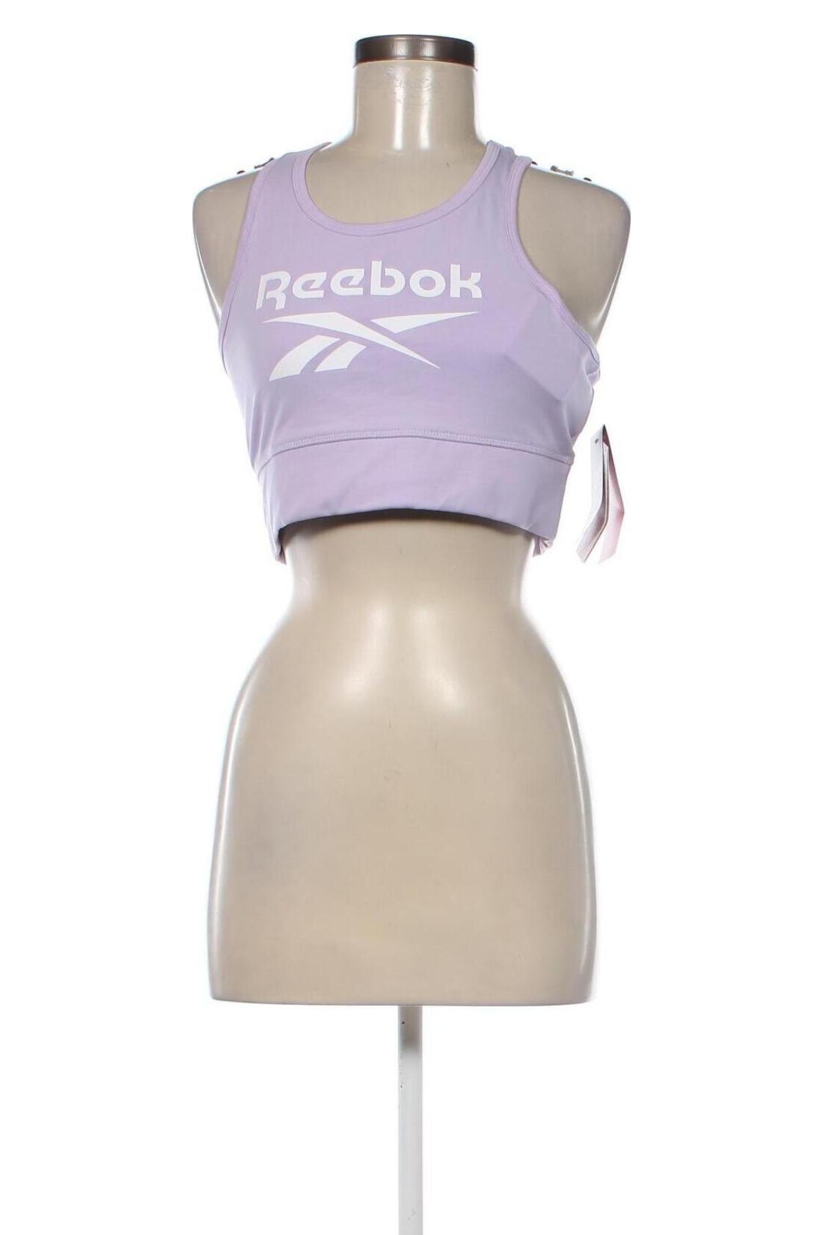 Γυναίκειο αθλητικό τοπ Reebok, Μέγεθος L, Χρώμα Βιολετί, Τιμή 26,59 €