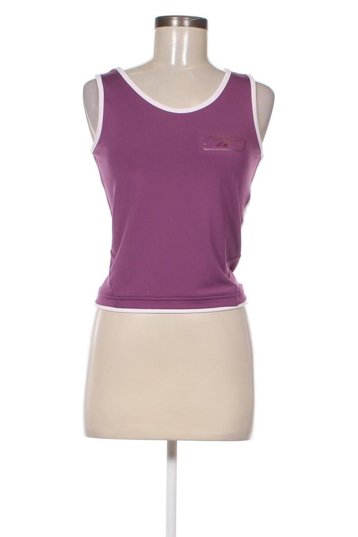 Damski sportowy top Reebok, Rozmiar S, Kolor Fioletowy, Cena 39,08 zł