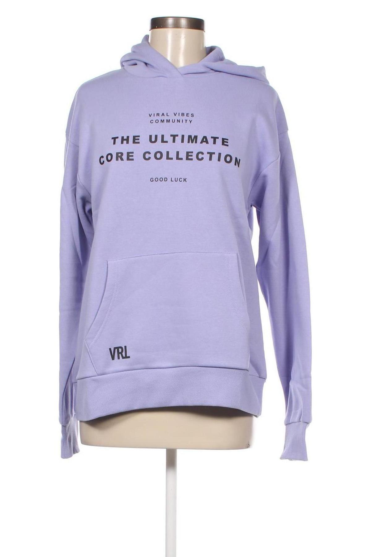 Damen Sweatshirt Viral Vibes, Größe S, Farbe Lila, Preis 15,34 €