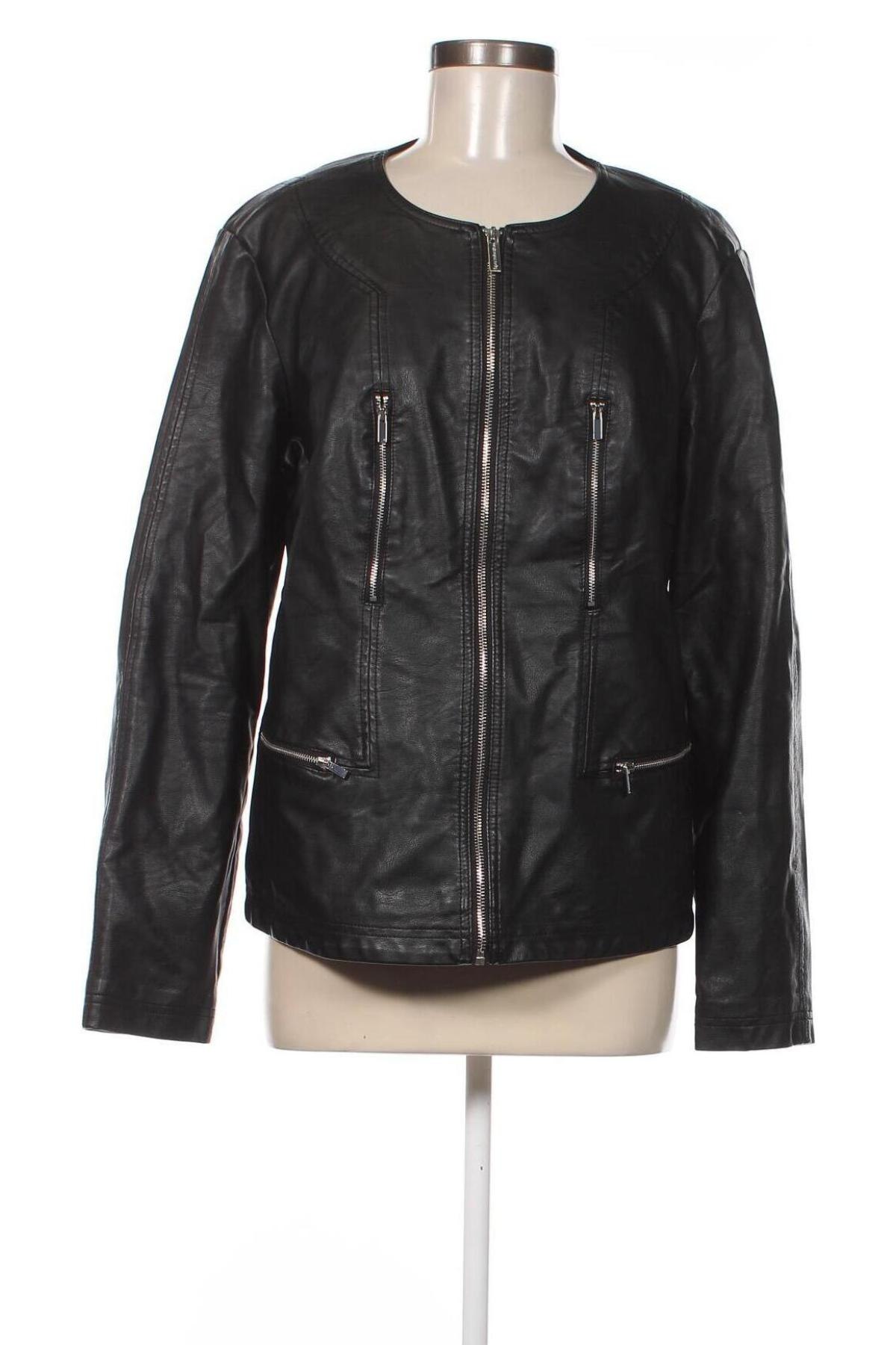 Dámská kožená bunda  Bpc Bonprix Collection, Velikost L, Barva Černá, Cena  648,00 Kč