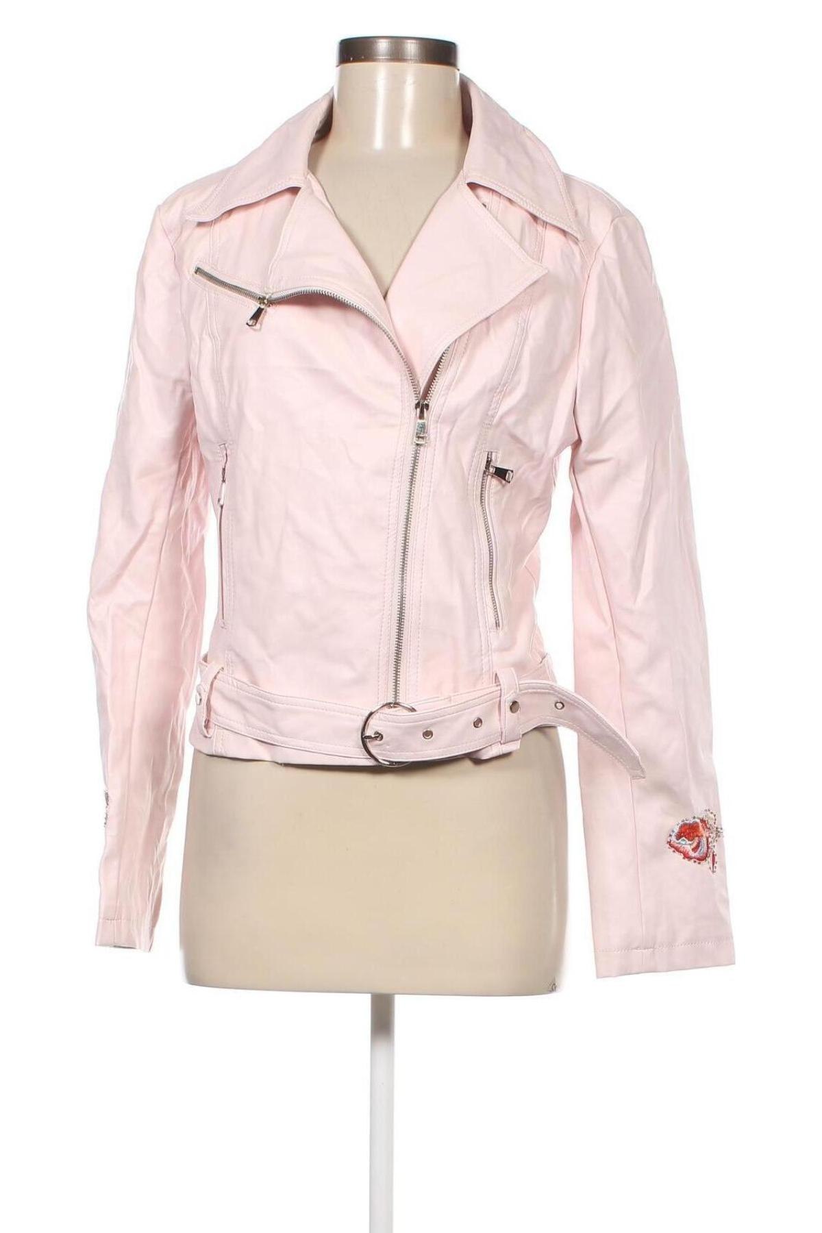 Dámská kožená bunda  Kelyna, Velikost XL, Barva Růžová, Cena  781,00 Kč