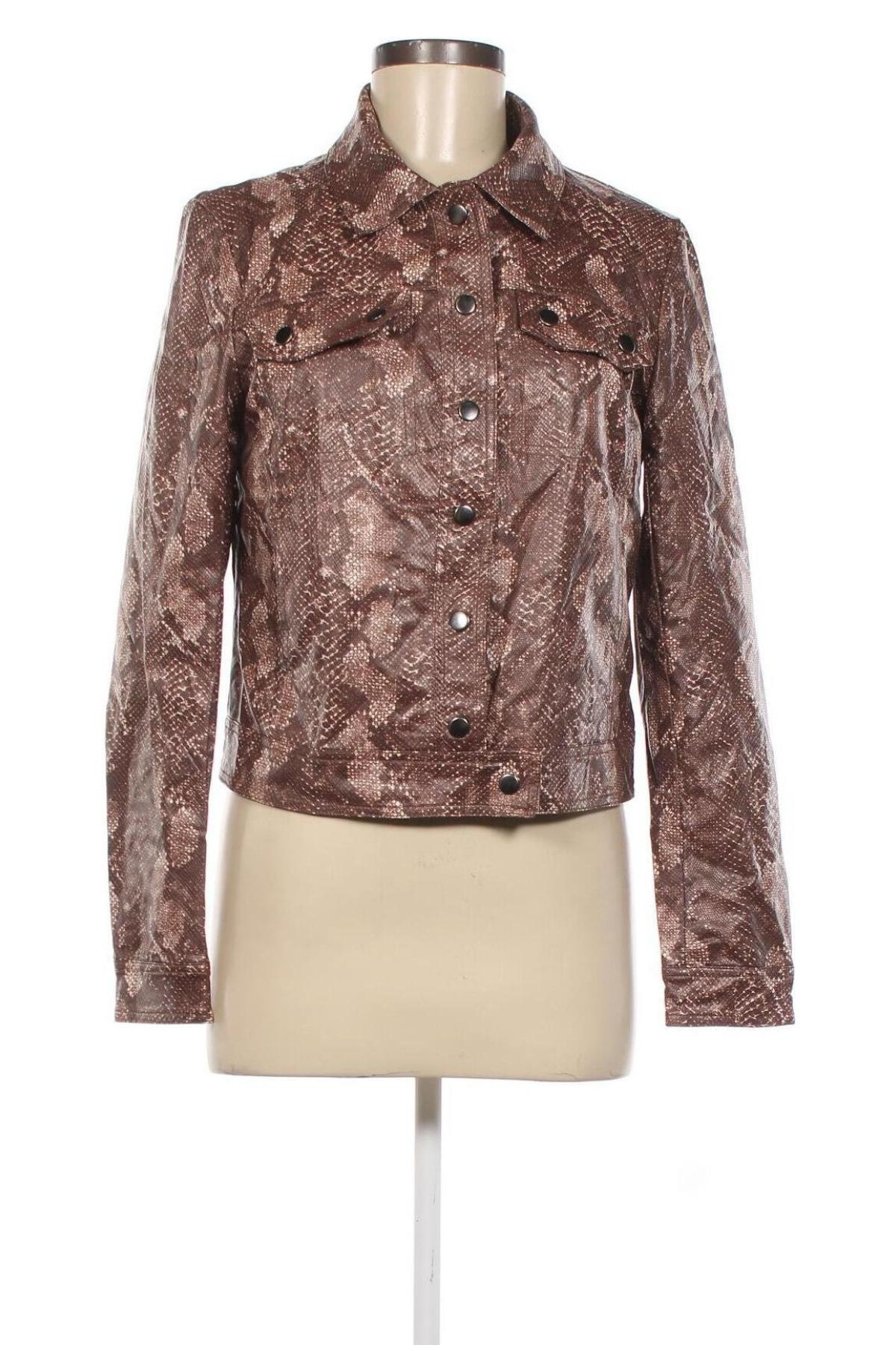 Dámska kožená bunda  La Redoute, Veľkosť S, Farba Hnedá, Cena  5,36 €