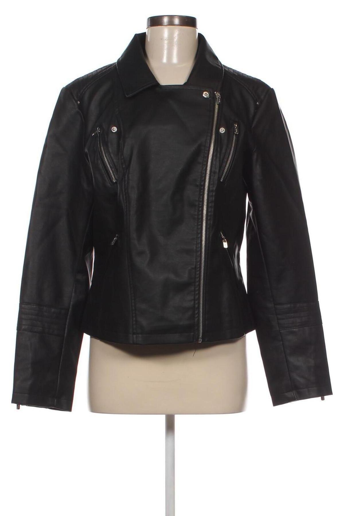 Dámska kožená bunda  ONLY, Veľkosť XL, Farba Čierna, Cena  47,94 €