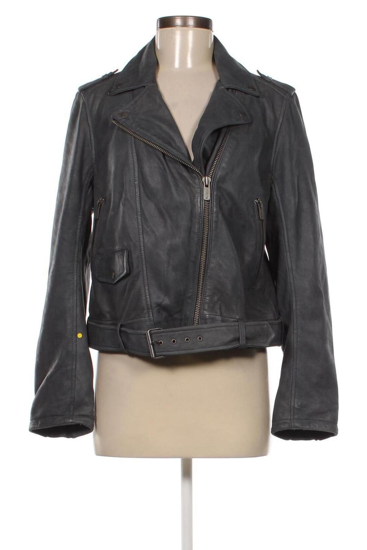 Dámska kožená bunda  Pepe Jeans, Veľkosť L, Farba Sivá, Cena  215,44 €