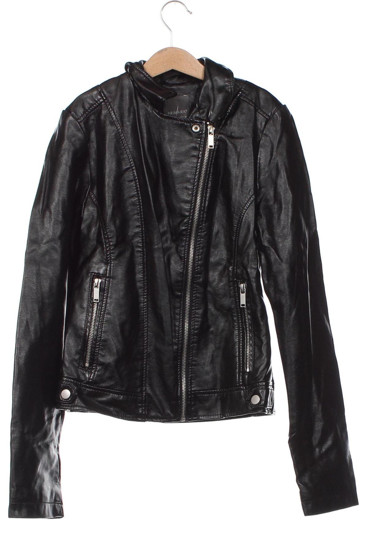 Dámska kožená bunda  Primark, Veľkosť XS, Farba Čierna, Cena  16,34 €