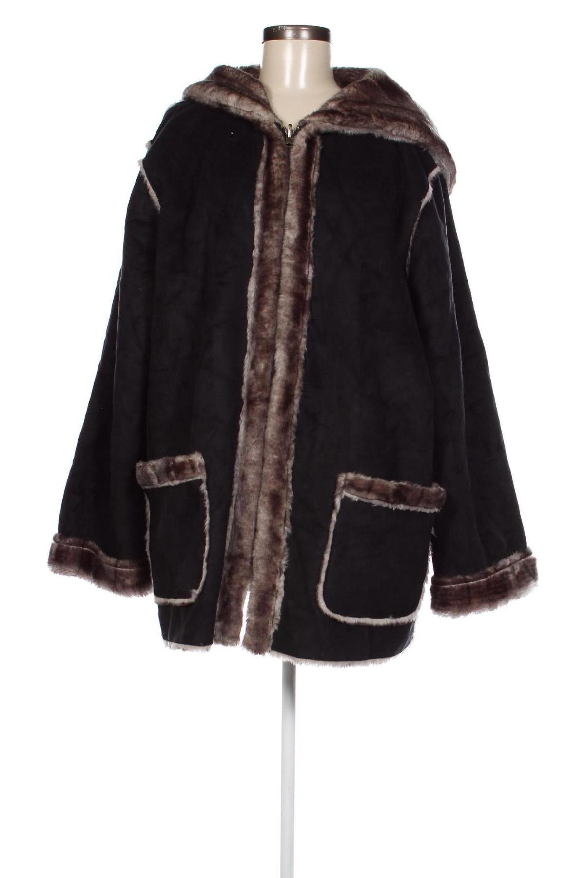 Дамско палто, Размер XXL, Цвят Черен, Цена 57,78 лв.