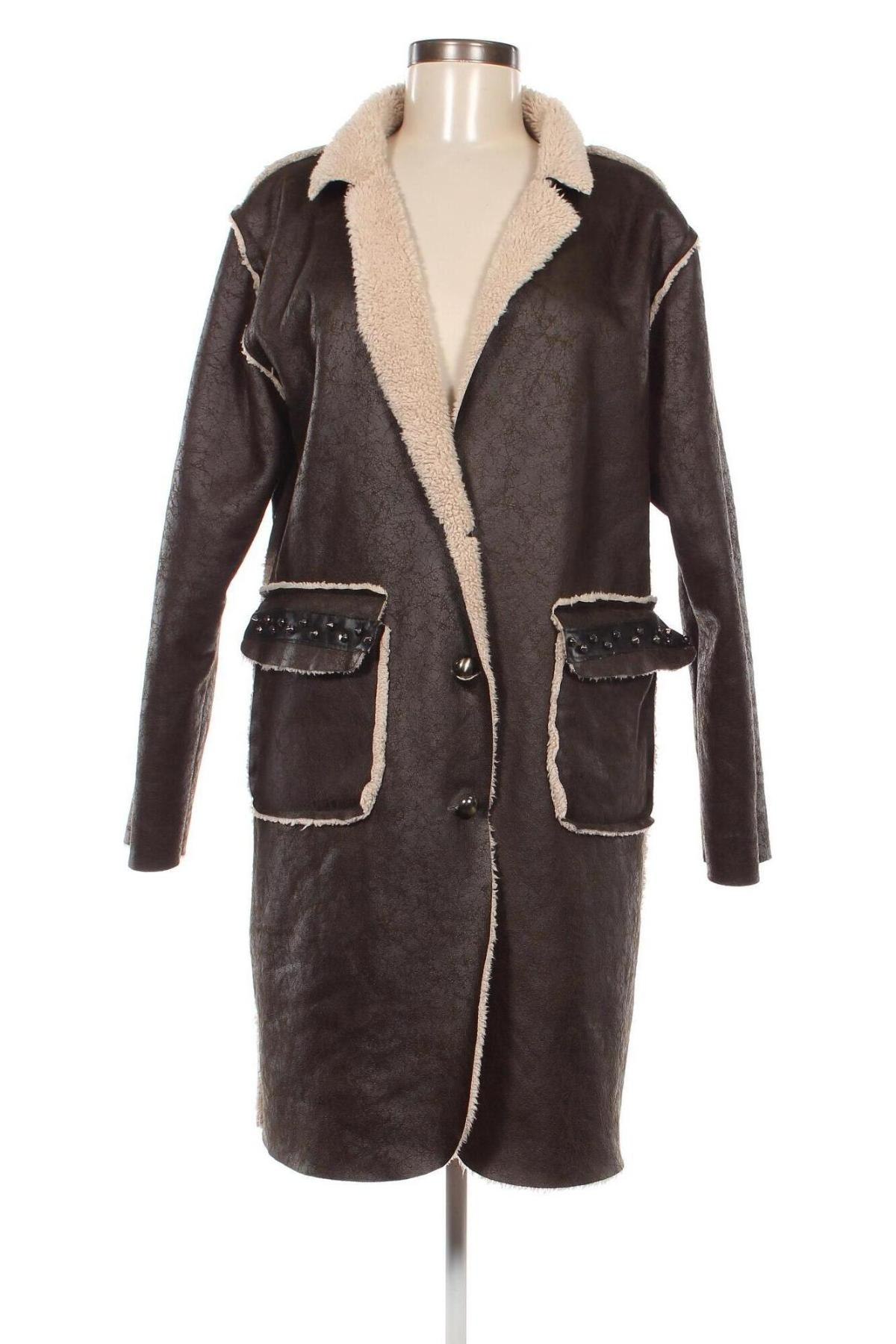 Dámsky kabát , Veľkosť L, Farba Hnedá, Cena  24,63 €