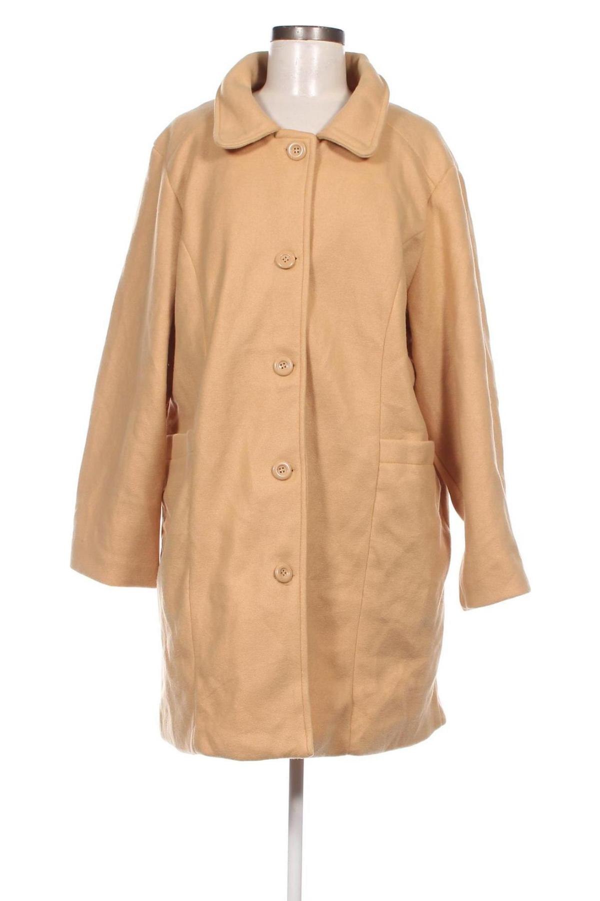 Γυναικείο παλτό, Μέγεθος XXL, Χρώμα  Μπέζ, Τιμή 22,60 €