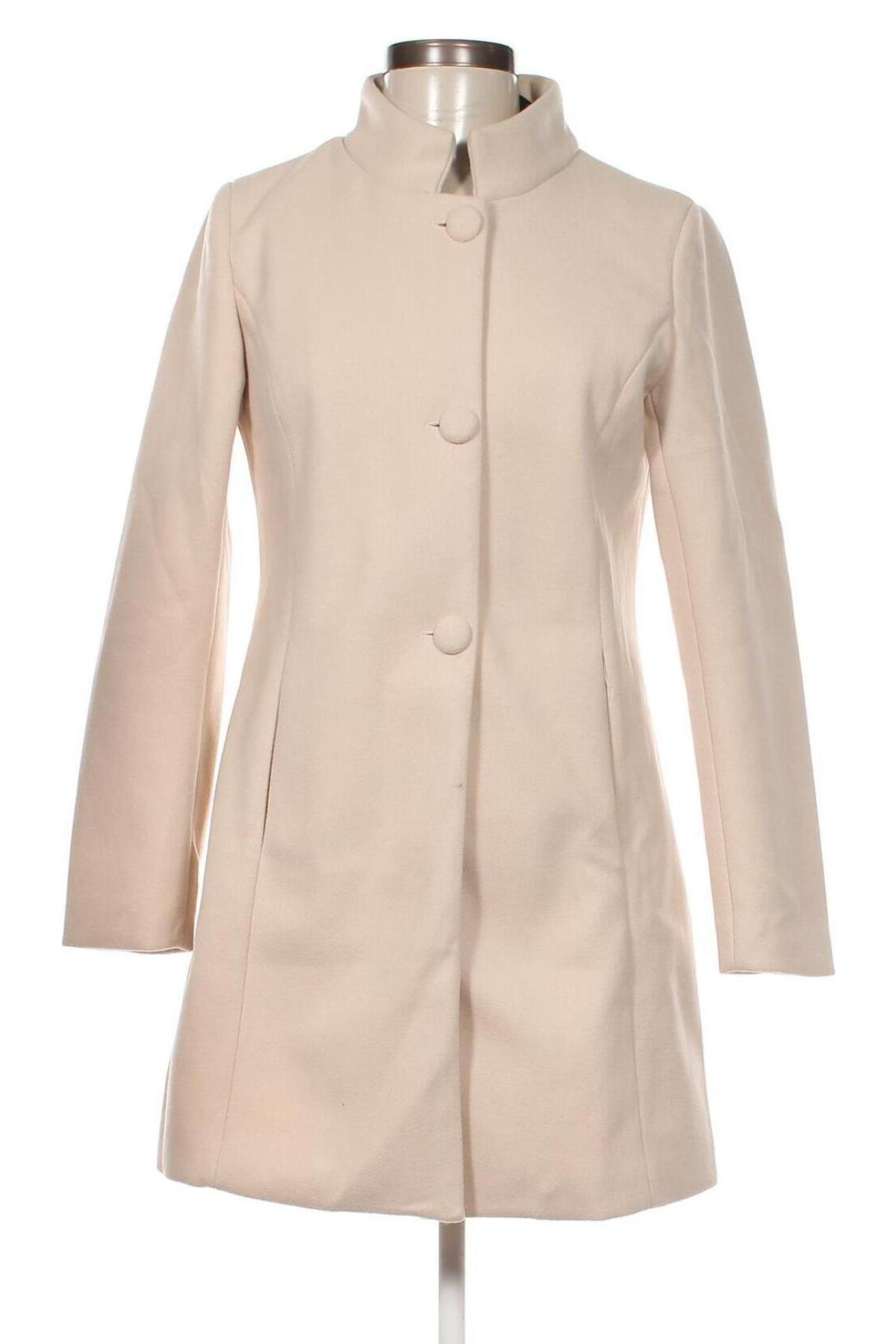 Palton de femei Allegra K, Mărime XS, Culoare Bej, Preț 282,90 Lei
