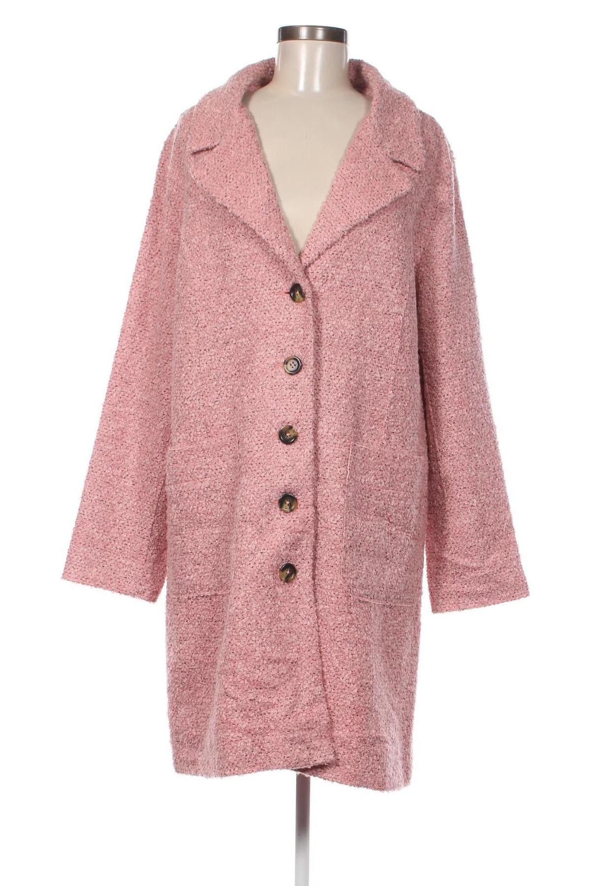 Γυναικείο παλτό Bpc Bonprix Collection, Μέγεθος XL, Χρώμα Ρόζ , Τιμή 15,84 €