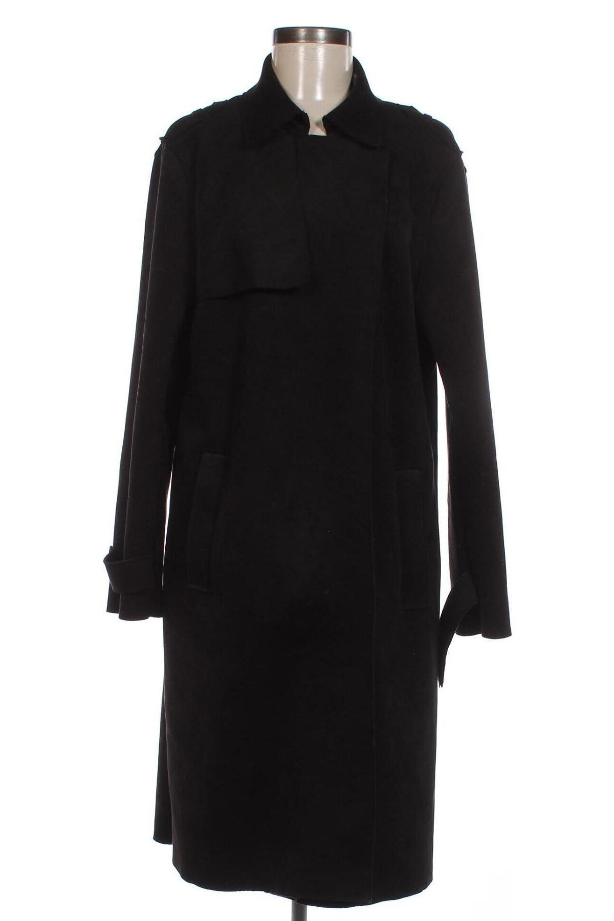 Дамско палто C&A, Размер XL, Цвят Черен, Цена 10,24 лв.