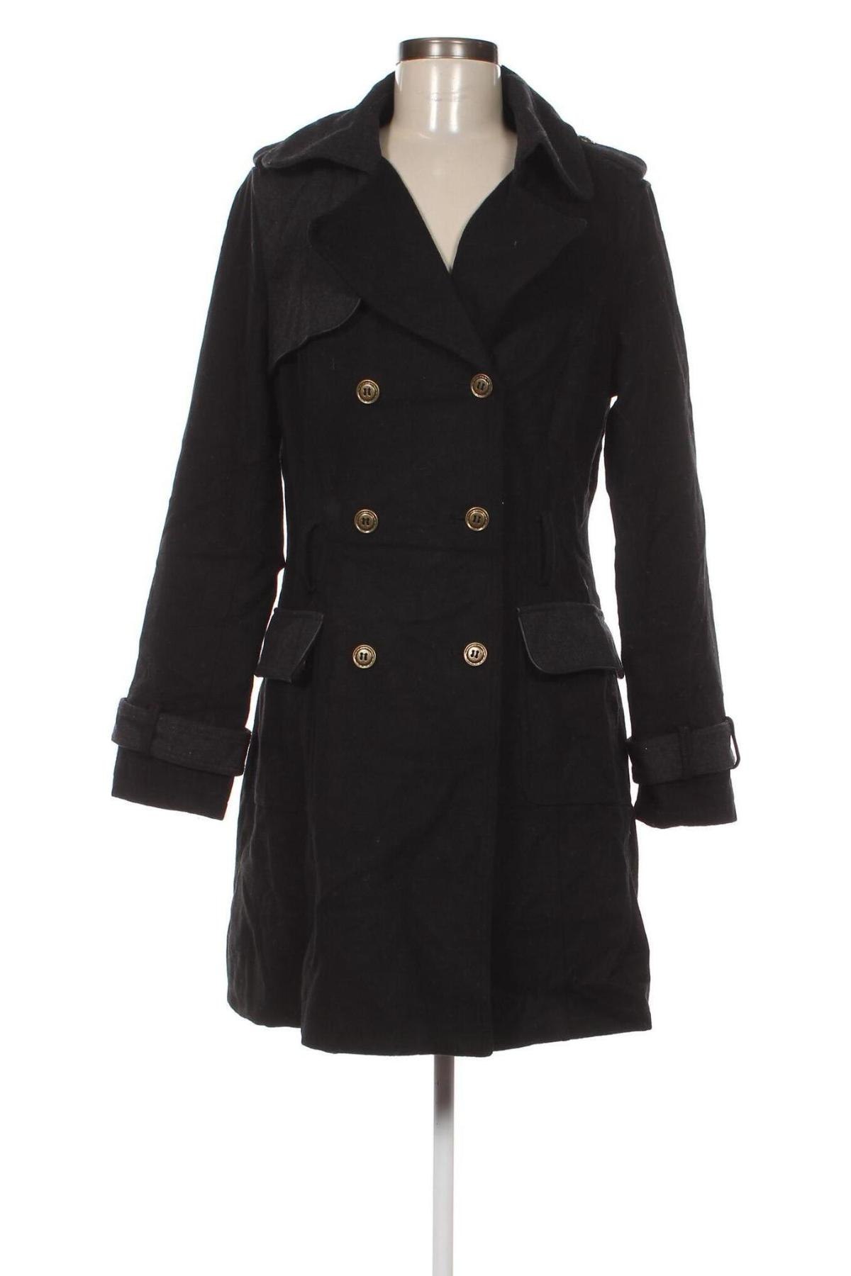 Дамско палто Esprit, Размер L, Цвят Черен, Цена 22,95 лв.