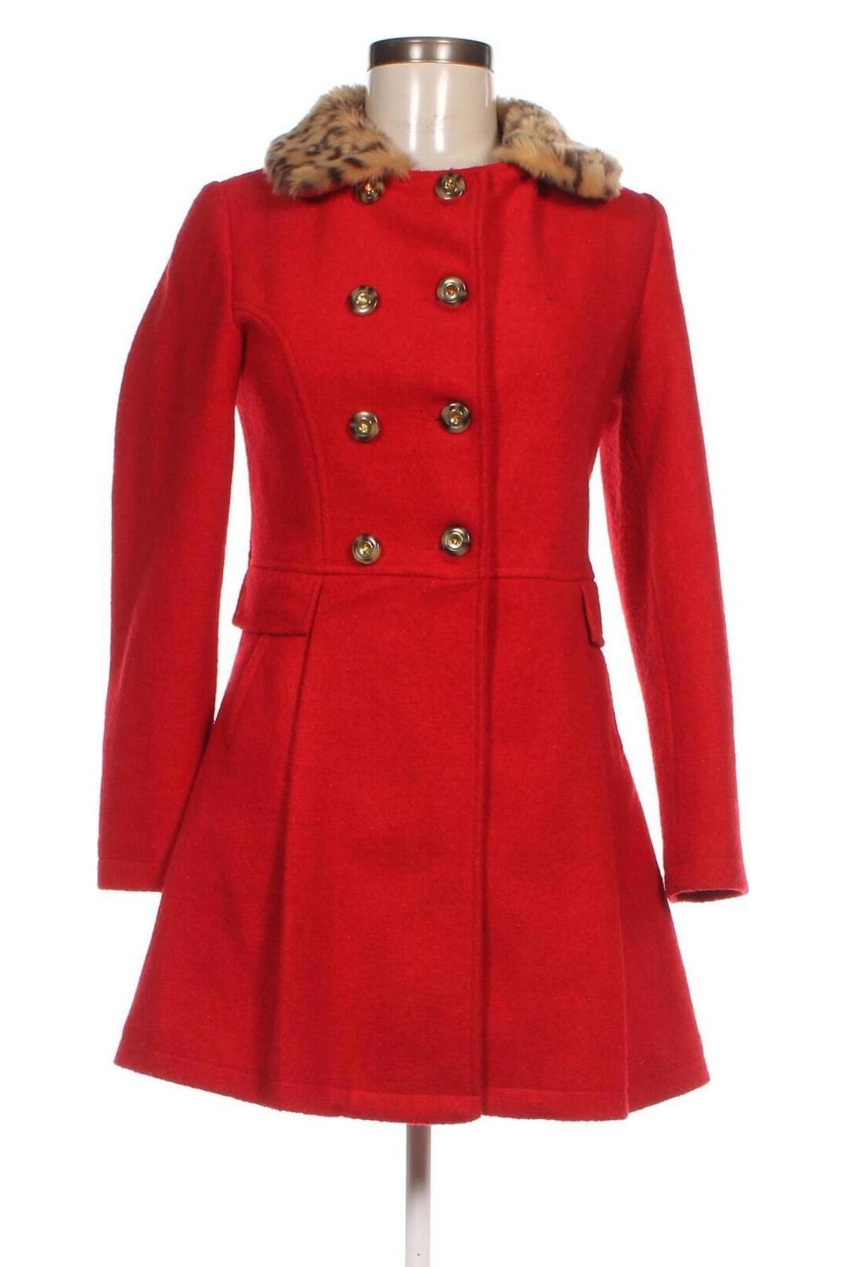 Palton de femei George, Mărime S, Culoare Roșu, Preț 115,56 Lei