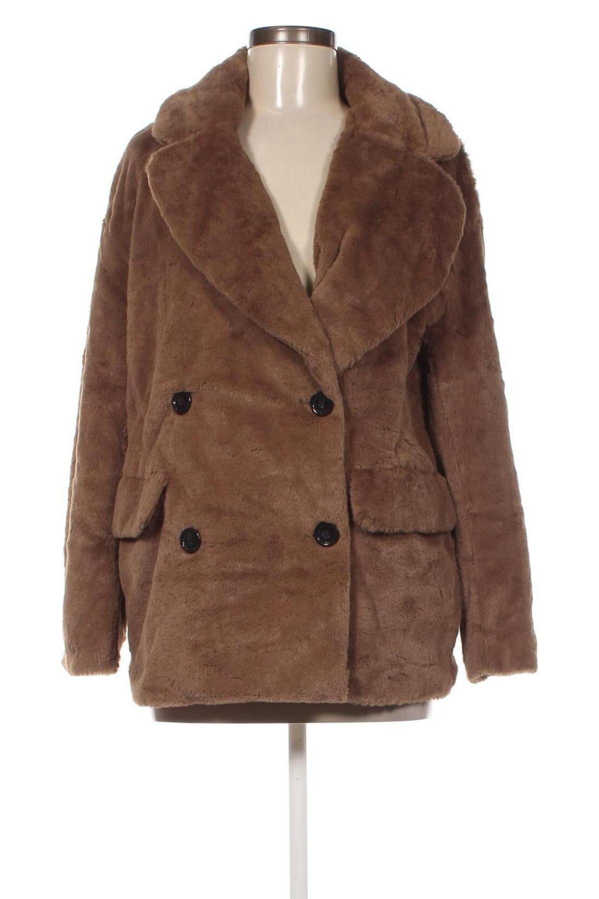 Dámský kabát  H&M, Velikost XS, Barva Hnědá, Cena  256,00 Kč