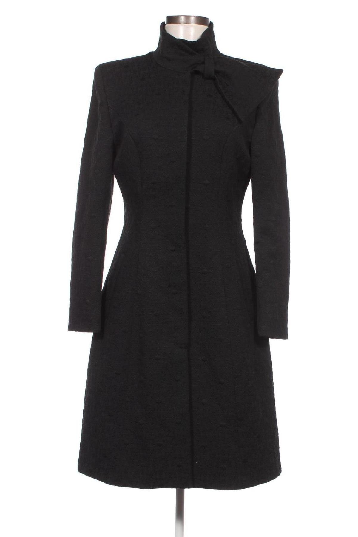 Дамско палто Nissa, Размер M, Цвят Черен, Цена 114,37 лв.