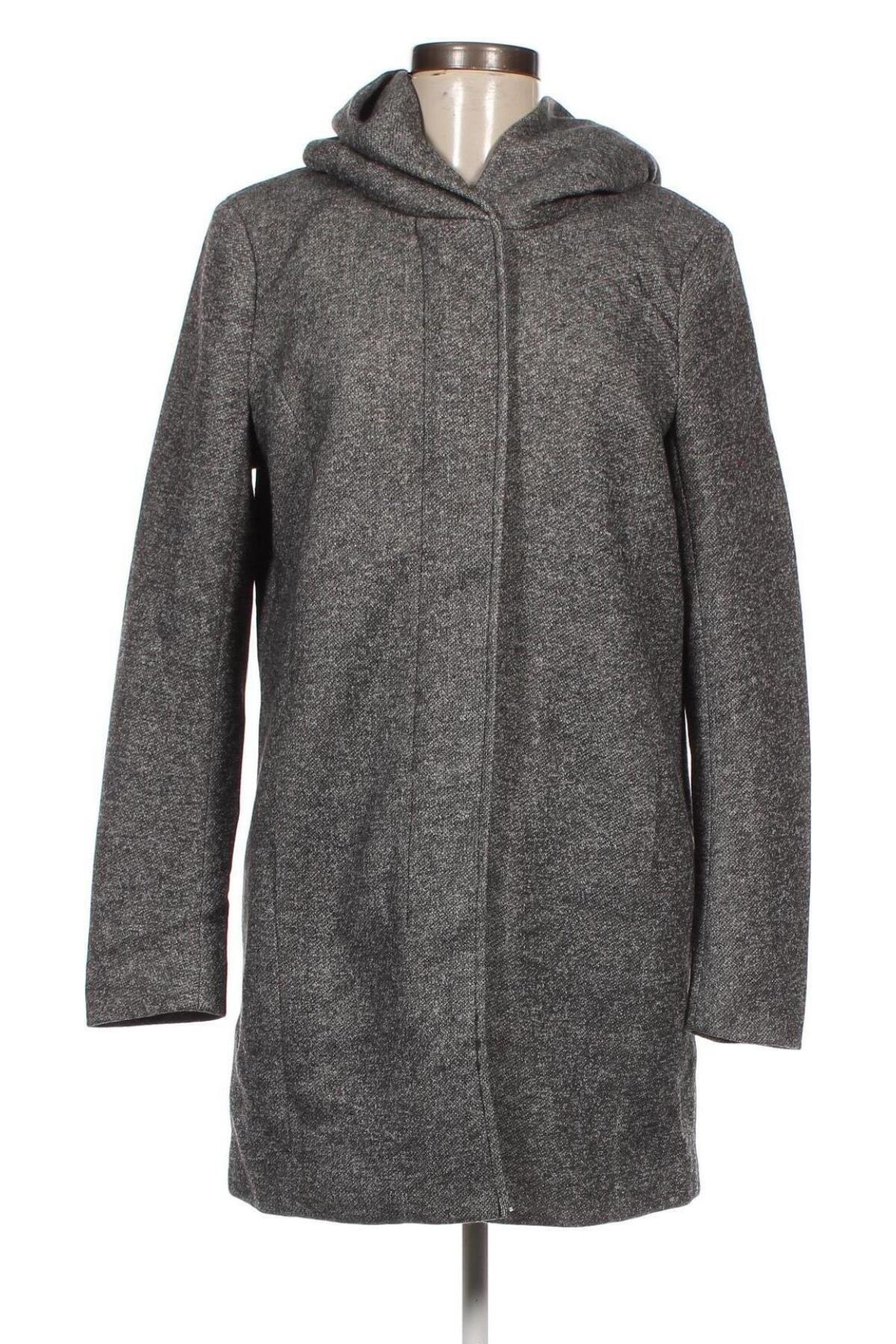 Дамско палто ONLY, Размер L, Цвят Сив, Цена 57,04 лв.