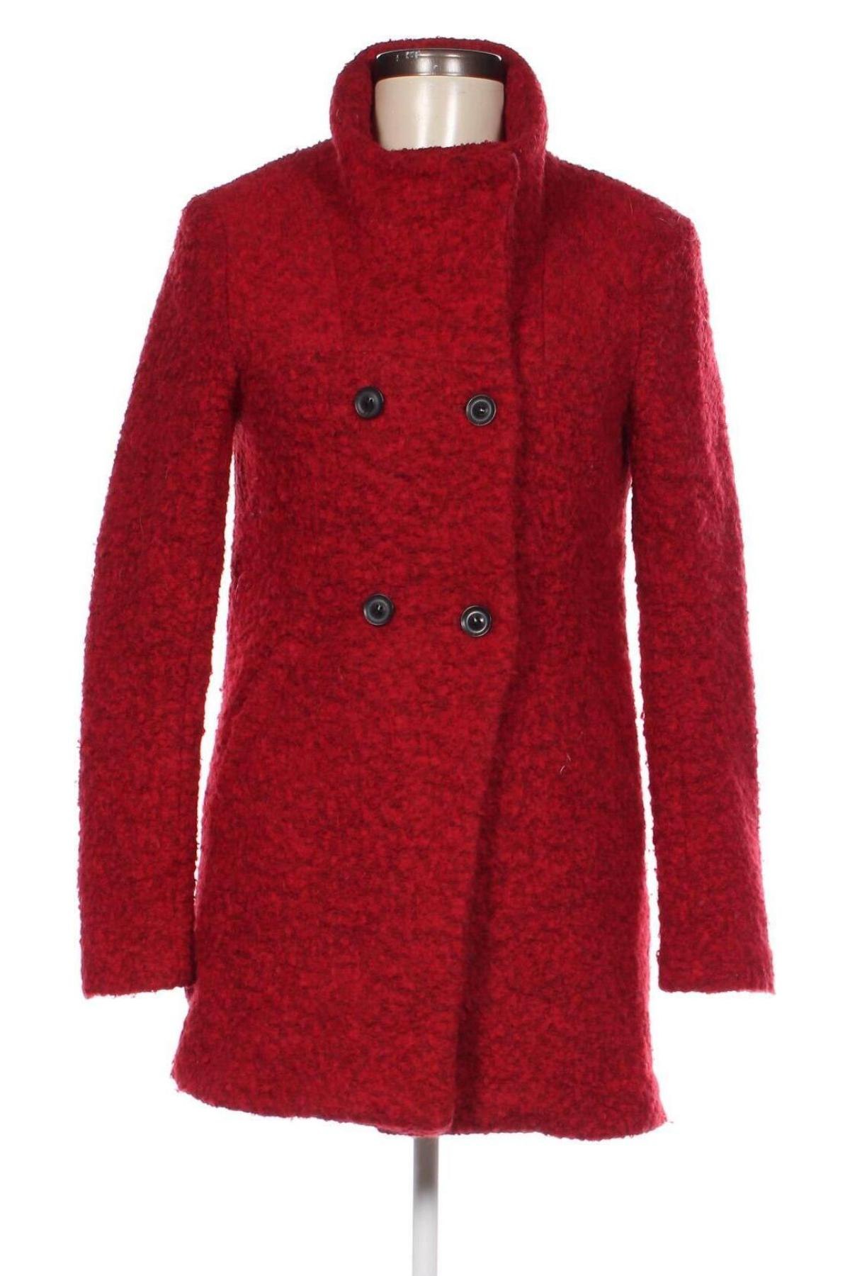 Γυναικείο παλτό ONLY, Μέγεθος XS, Χρώμα Κόκκινο, Τιμή 17,81 €