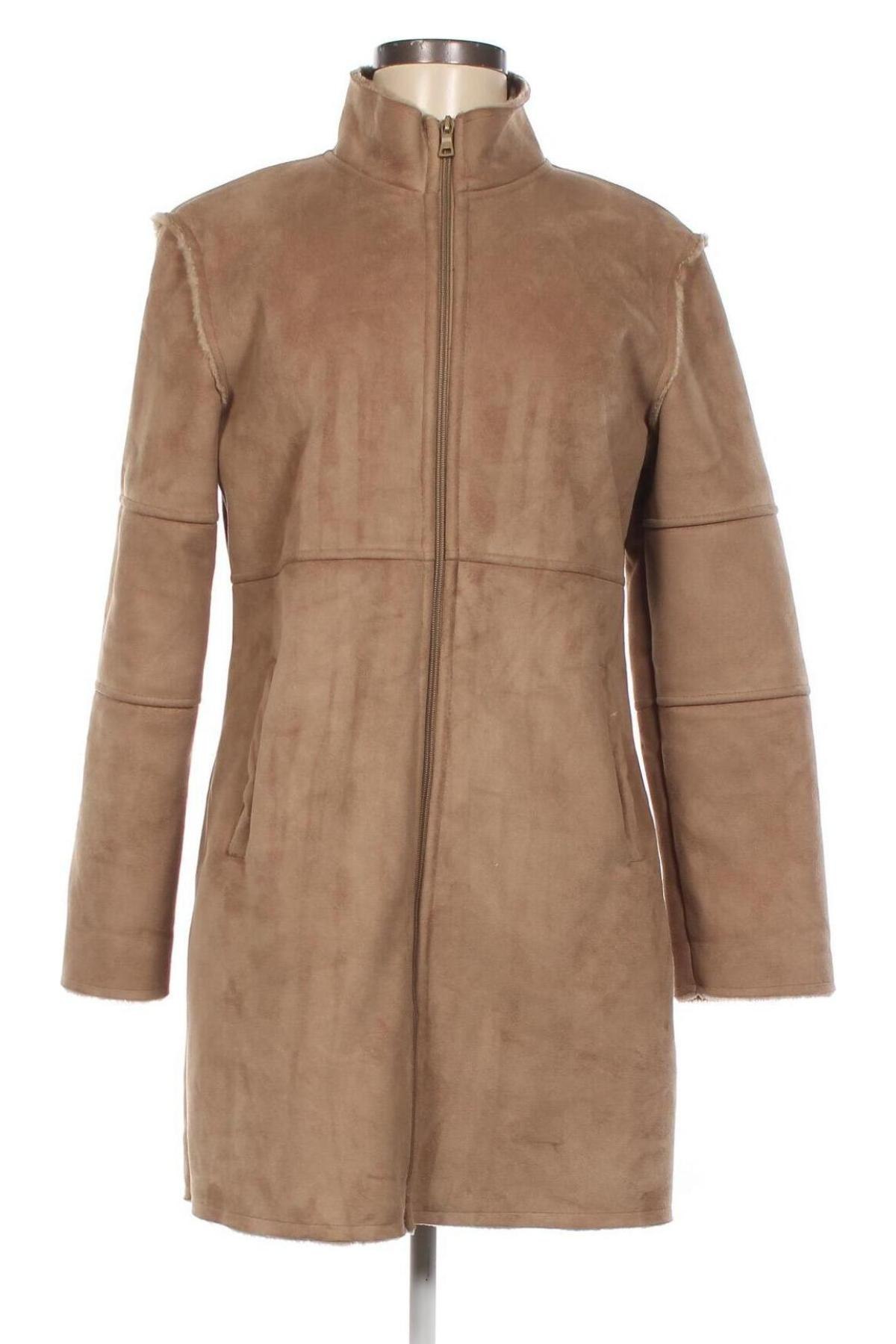 Дамско палто S.Oliver, Размер S, Цвят Бежов, Цена 31,32 лв.