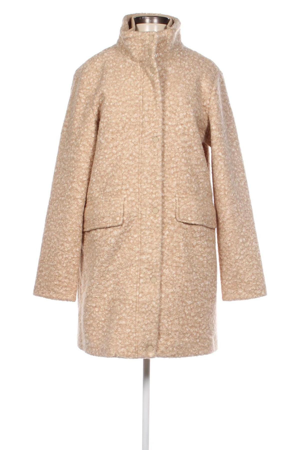 Дамско палто Tom Tailor, Размер L, Цвят Бежов, Цена 249,00 лв.