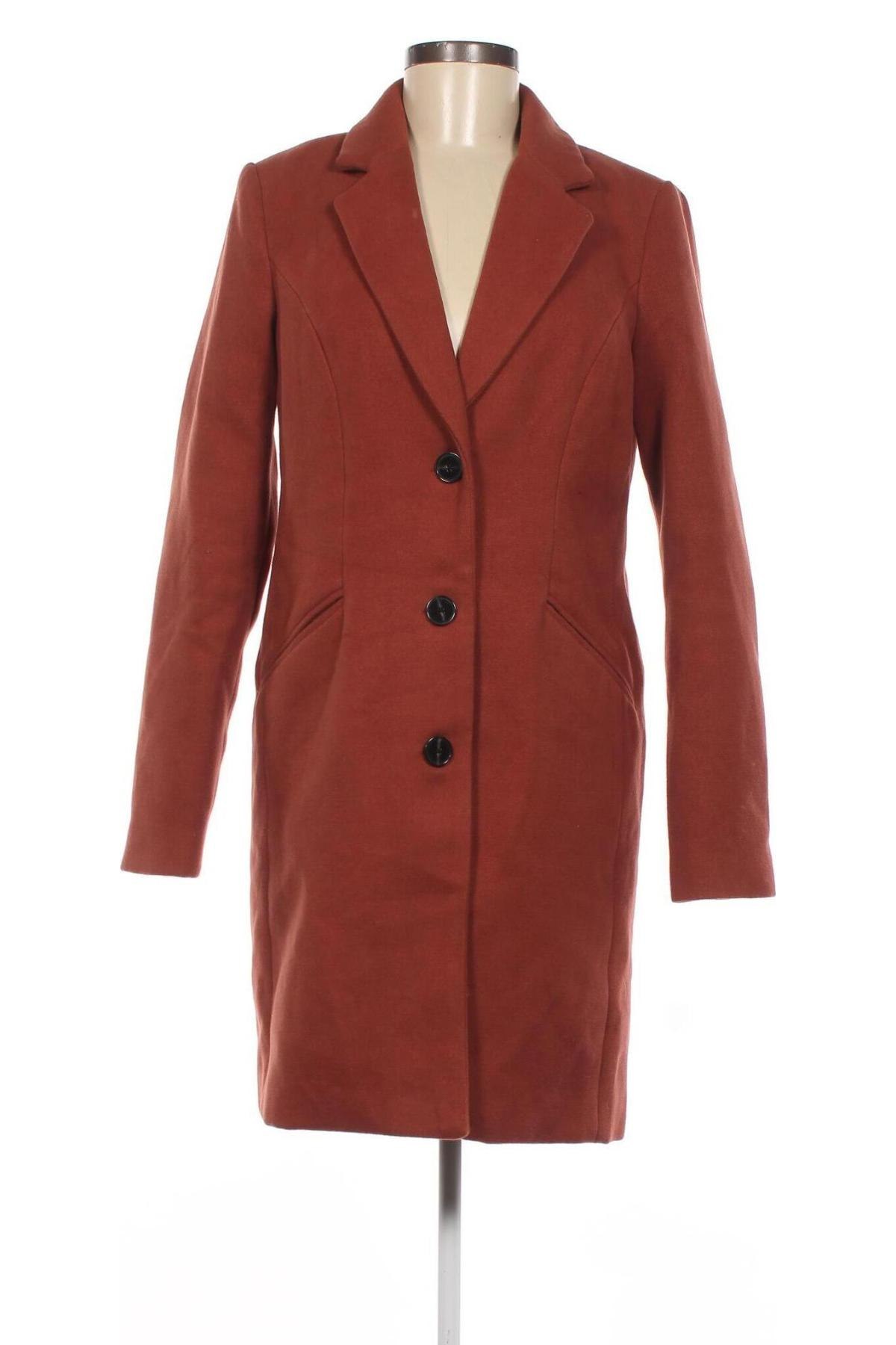 Дамско палто Vero Moda, Размер M, Цвят Кафяв, Цена 28,80 лв.