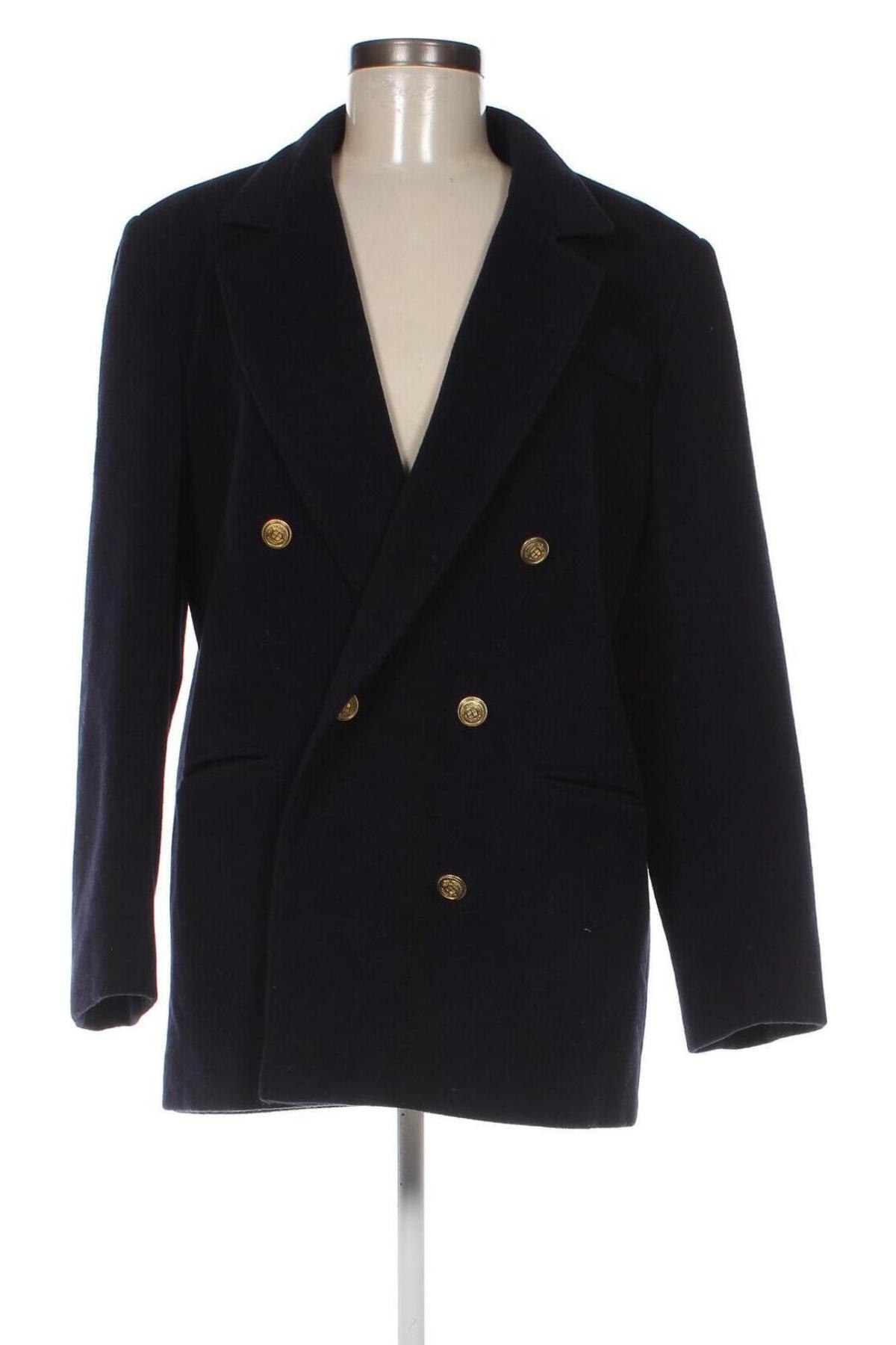Γυναικείο παλτό Wool & Cashmere, Μέγεθος M, Χρώμα Μπλέ, Τιμή 23,03 €