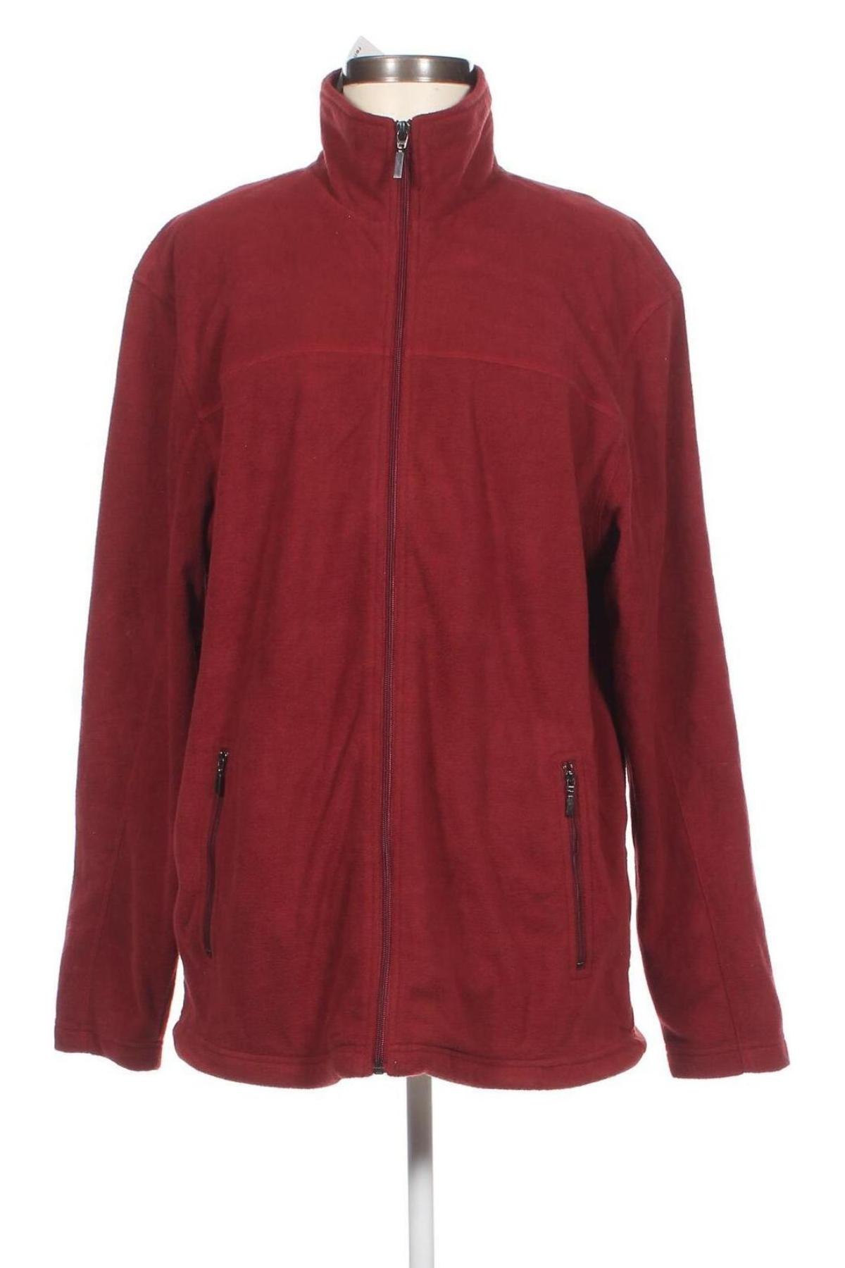 Γυναικεία ζακέτα fleece, Μέγεθος XXL, Χρώμα Κόκκινο, Τιμή 9,65 €
