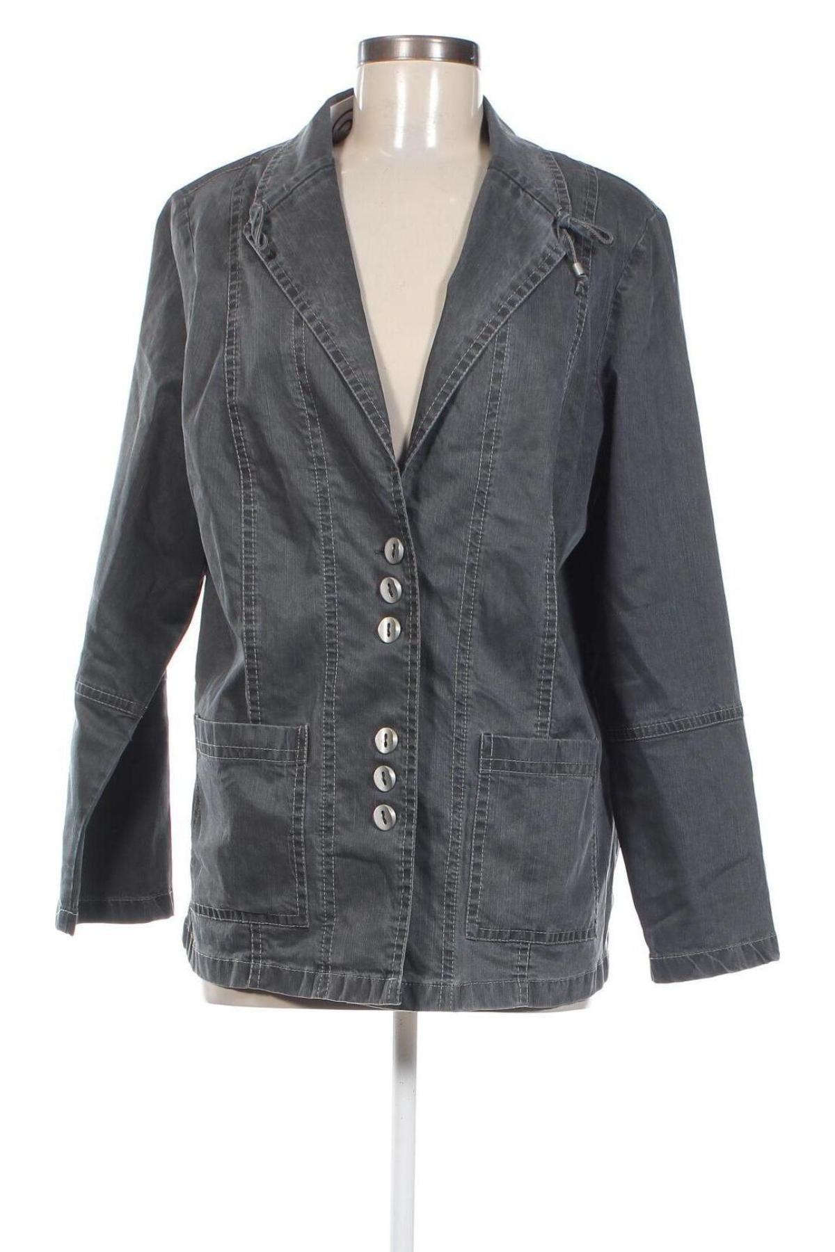 Γυναικείο σακάκι Doris Streich, Μέγεθος XL, Χρώμα Γκρί, Τιμή 10,49 €