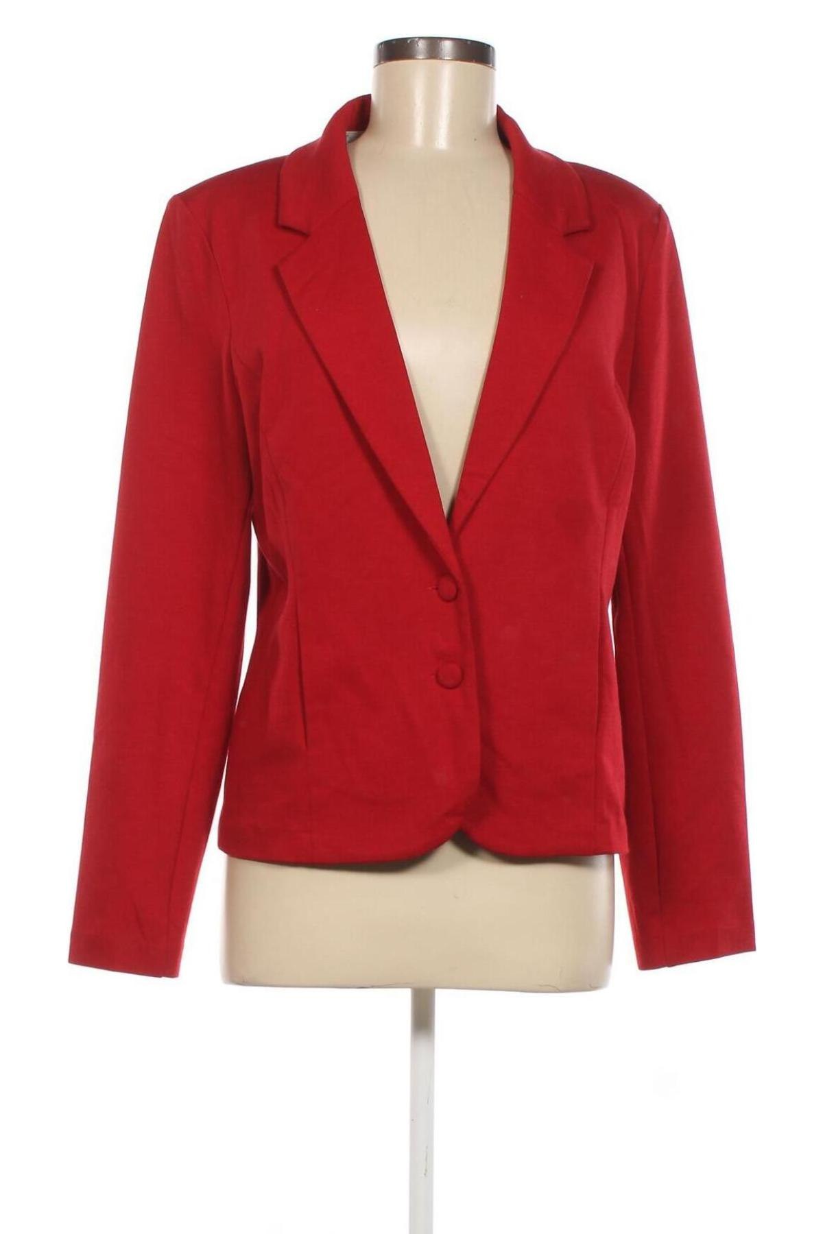 Дамско сако Free Quent, Размер XL, Цвят Червен, Цена 60,00 лв.