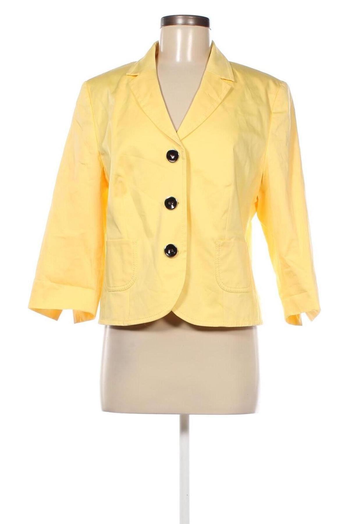 Γυναικείο σακάκι Gerry Weber, Μέγεθος L, Χρώμα Κίτρινο, Τιμή 25,86 €