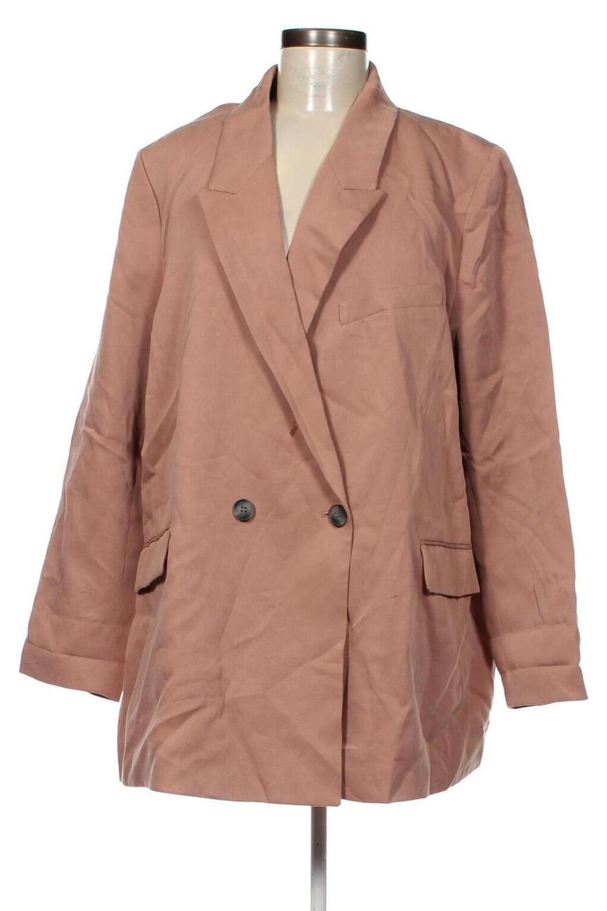 Γυναικείο σακάκι H&M, Μέγεθος XL, Χρώμα Ρόζ , Τιμή 15,52 €