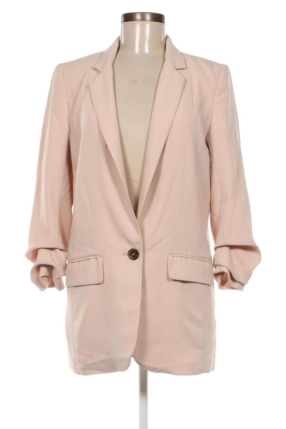Γυναικείο σακάκι H&M, Μέγεθος S, Χρώμα  Μπέζ, Τιμή 27,22 €