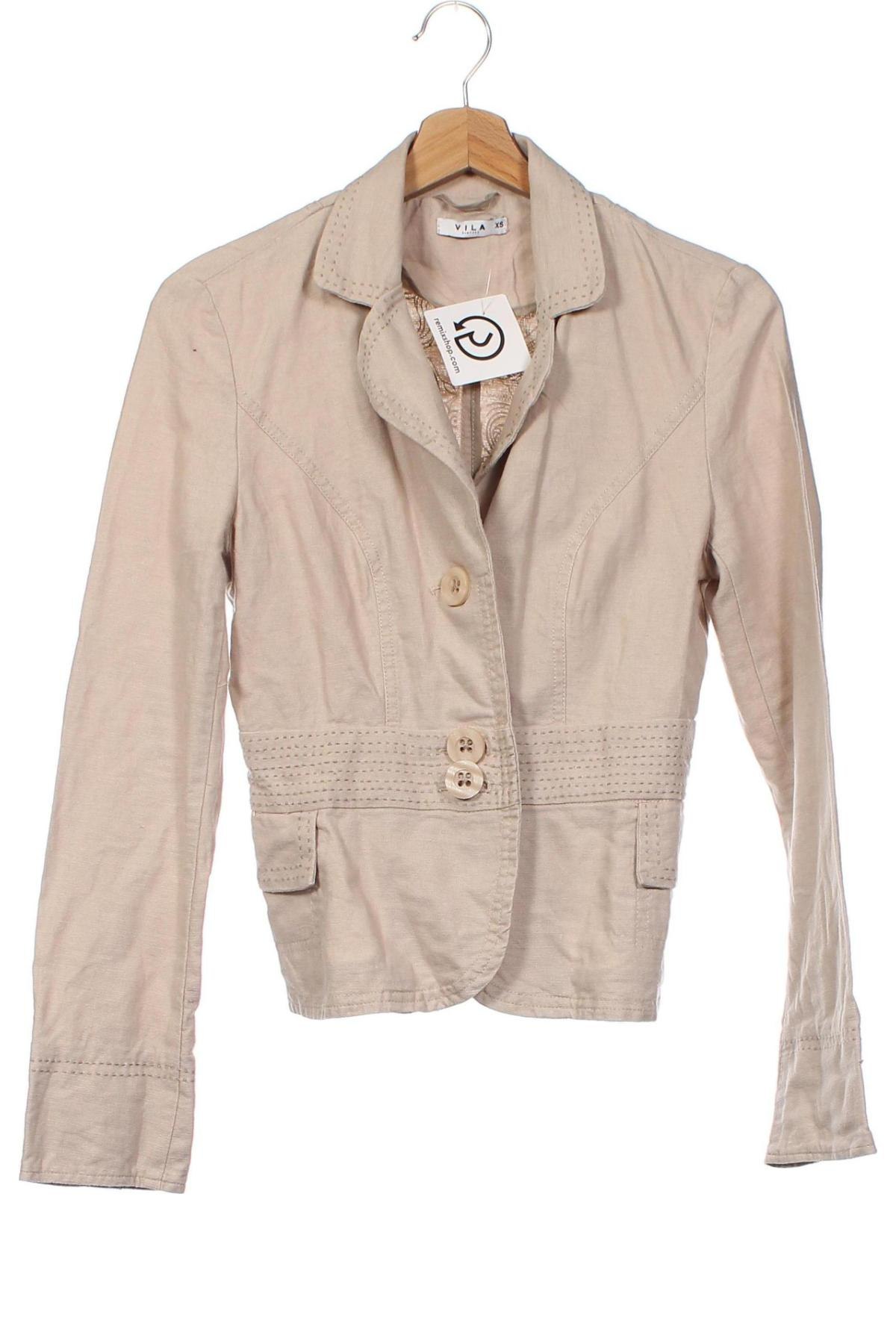 Damen Blazer Vola, Größe XS, Farbe Beige, Preis 2,29 €