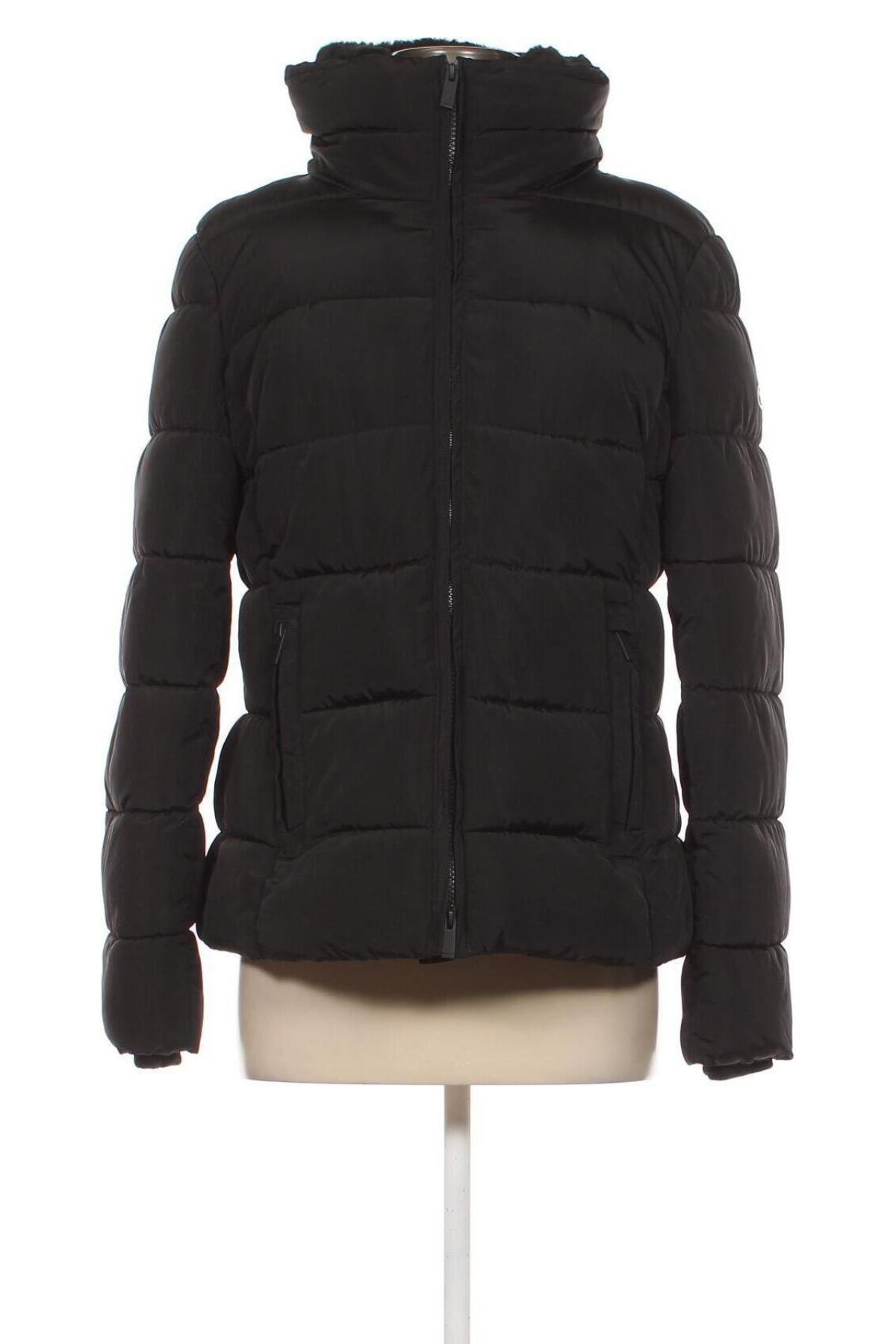 Γυναικείο μπουφάν Tom Tailor, Μέγεθος L, Χρώμα Μαύρο, Τιμή 39,90 €