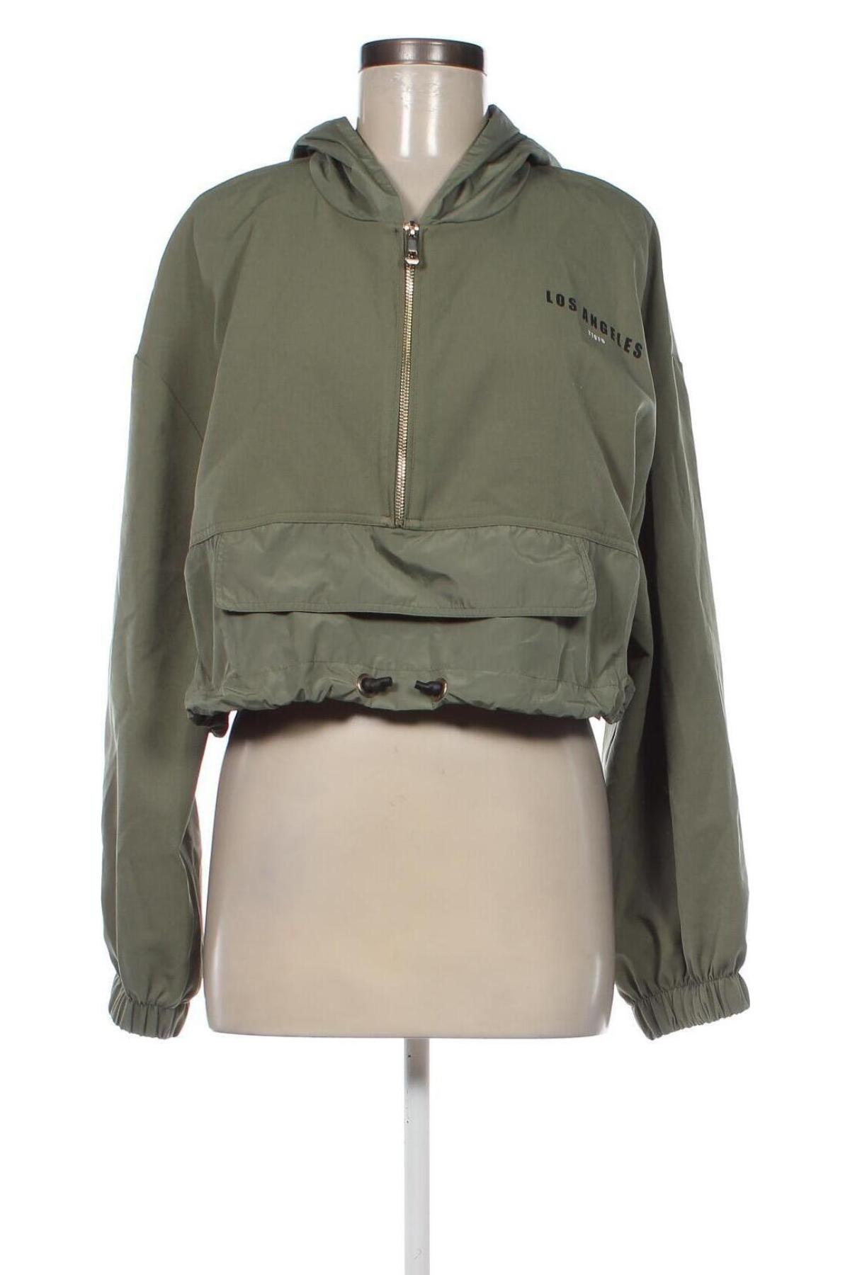 Дамско яке Zara, Размер XL, Цвят Зелен, Цена 20,16 лв.