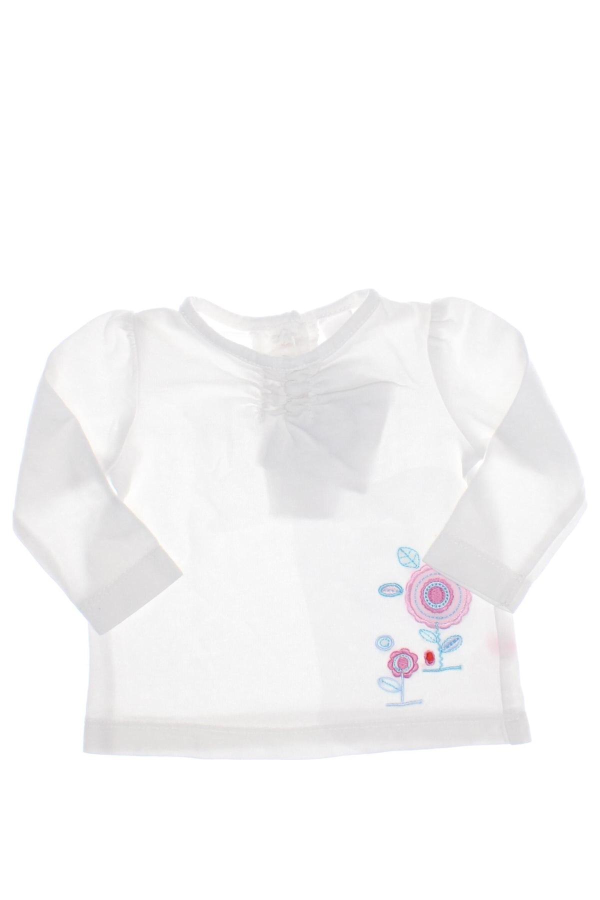 Детска блуза Baby Club, Размер 1-2m/ 50-56 см, Цвят Бял, Цена 6,04 лв.
