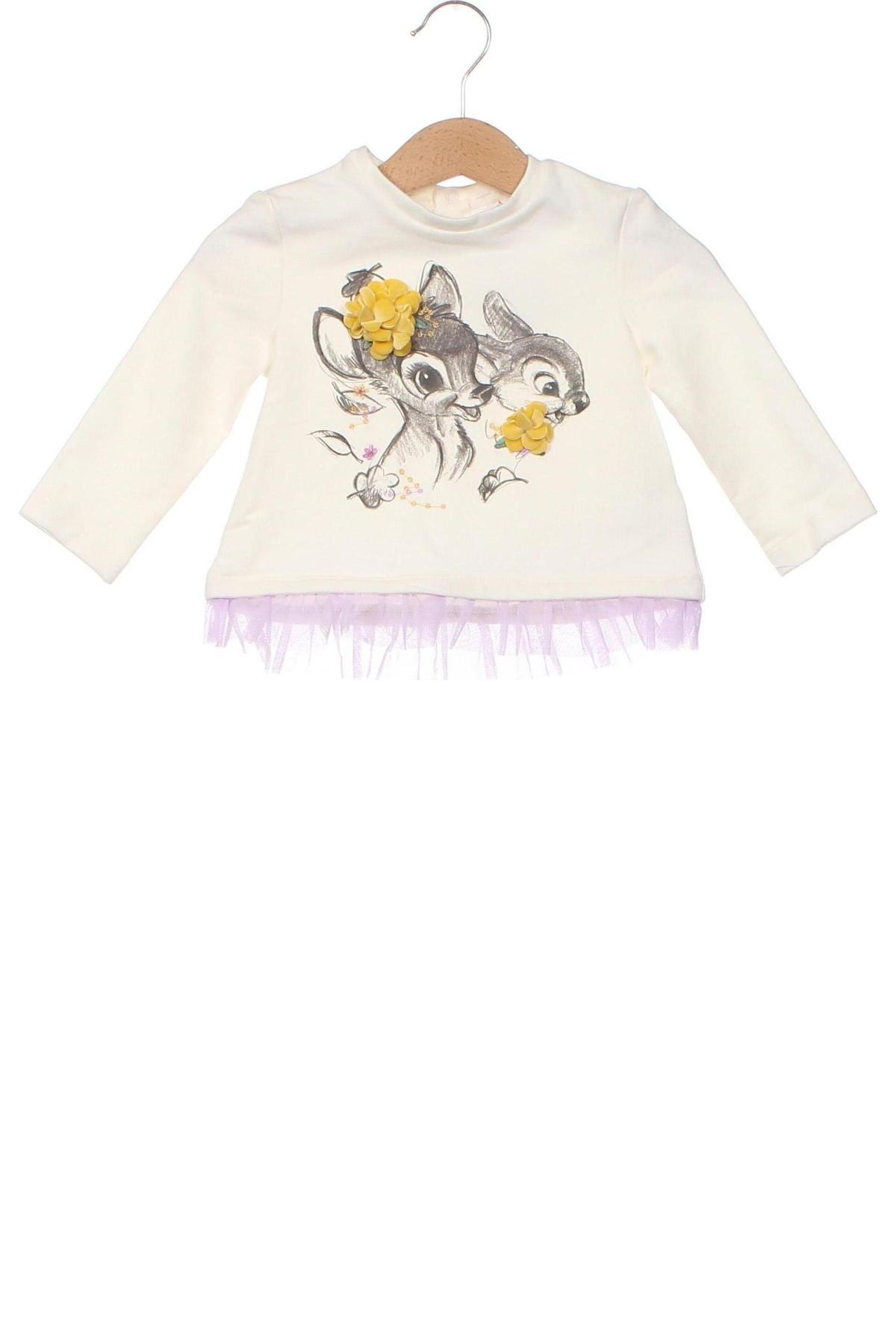 Παιδική μπλούζα Disney, Μέγεθος 6-9m/ 68-74 εκ., Χρώμα Λευκό, Τιμή 5,75 €