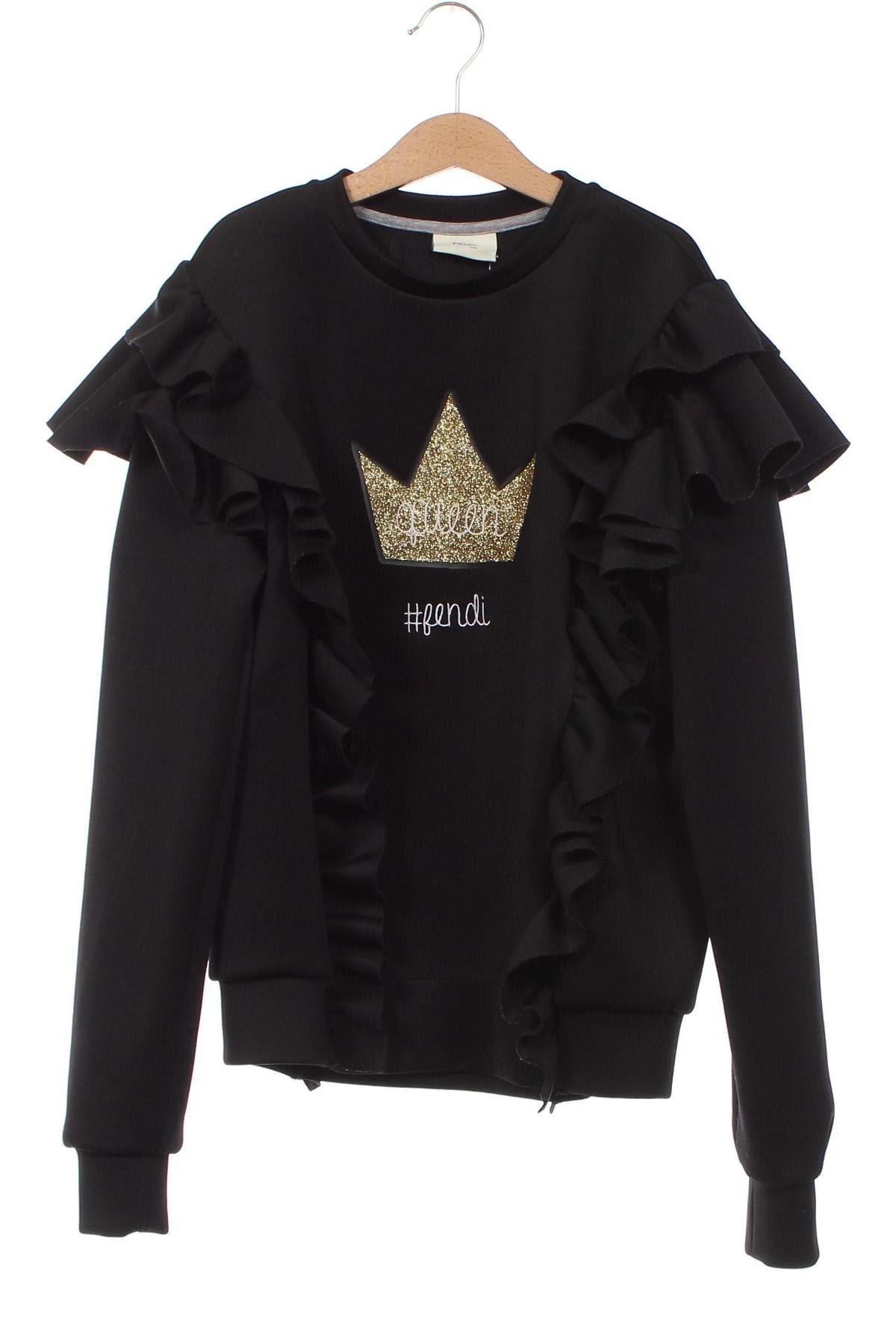Детска блуза Fendi, Размер 12-13y/ 158-164 см, Цвят Черен, Цена 149,00 лв.