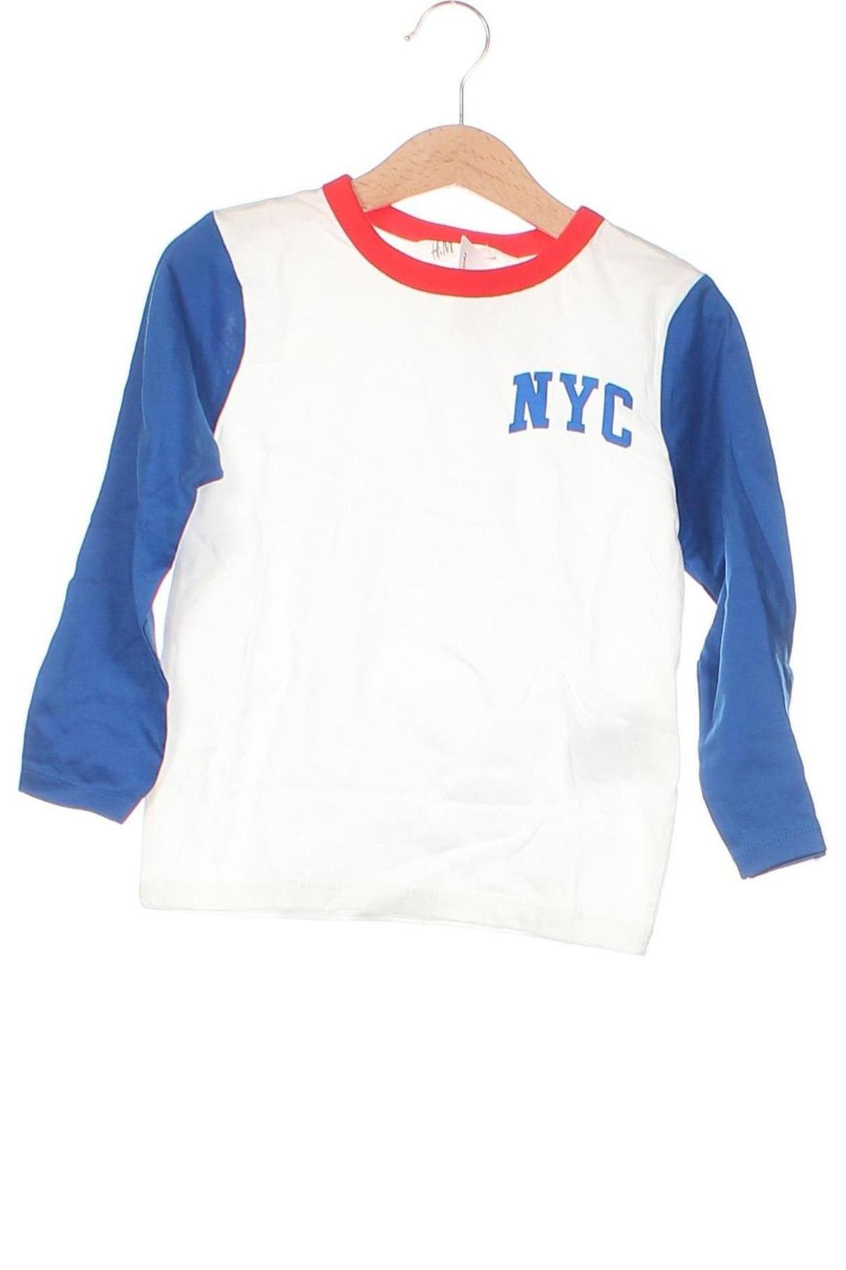 Dziecięca bluzka H&M, Rozmiar 2-3y/ 98-104 cm, Kolor Niebieski, Cena 27,03 zł